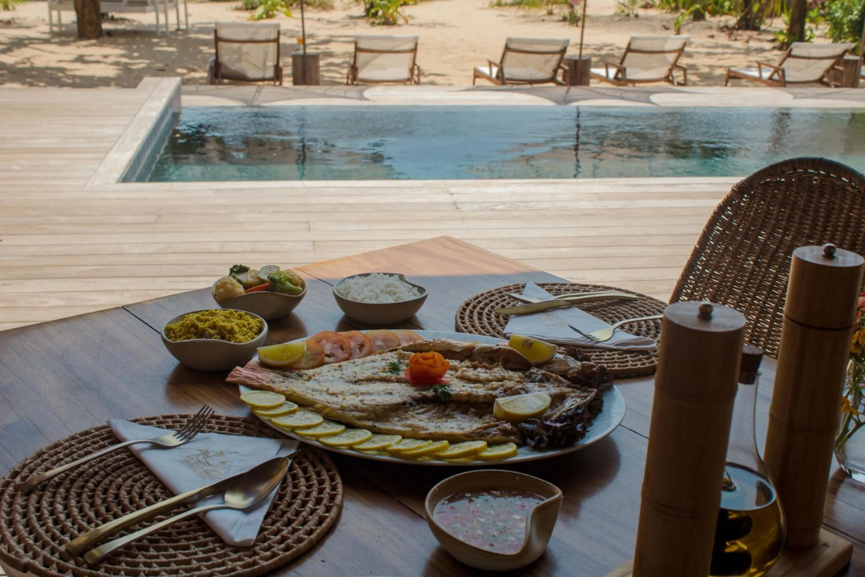 Restaurant/places to eat in Villa Praia - La Villa Group