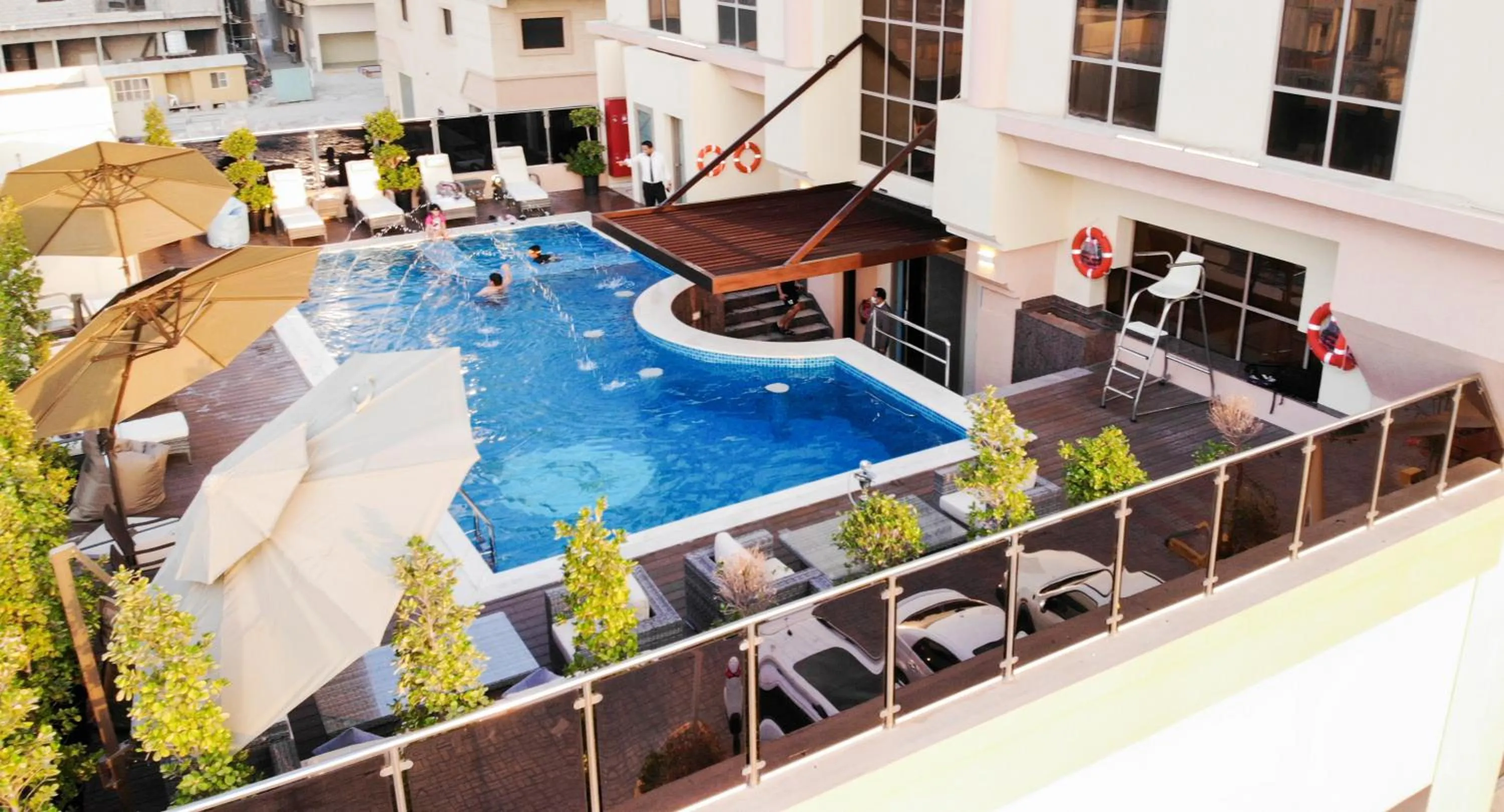 Swimming pool in Royal View Hotel