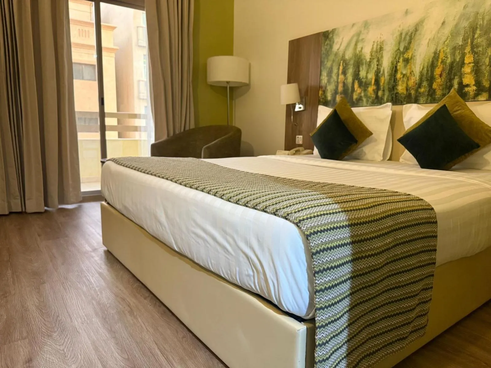 Bed in Royal View Hotel