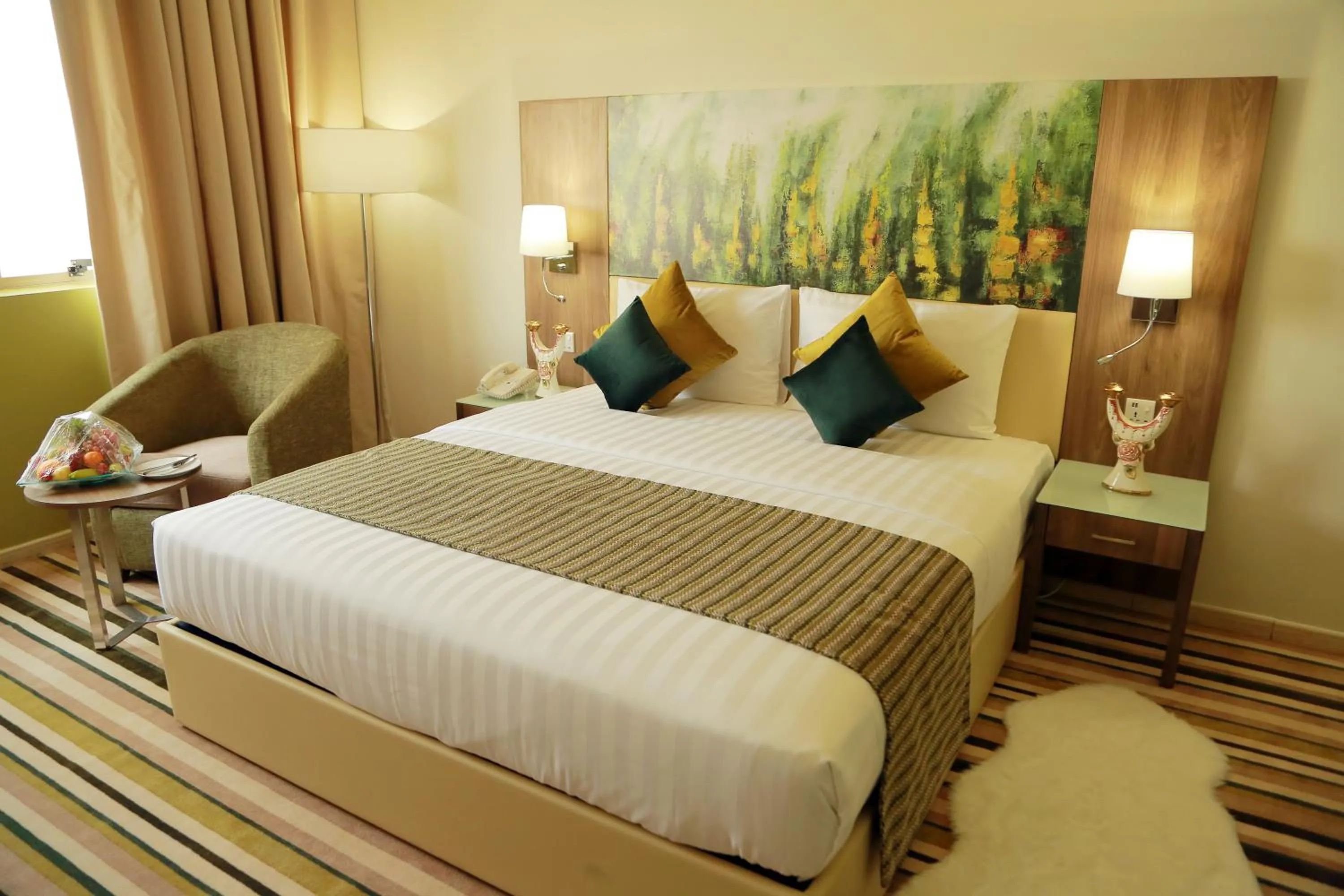 Bed in Royal View Hotel