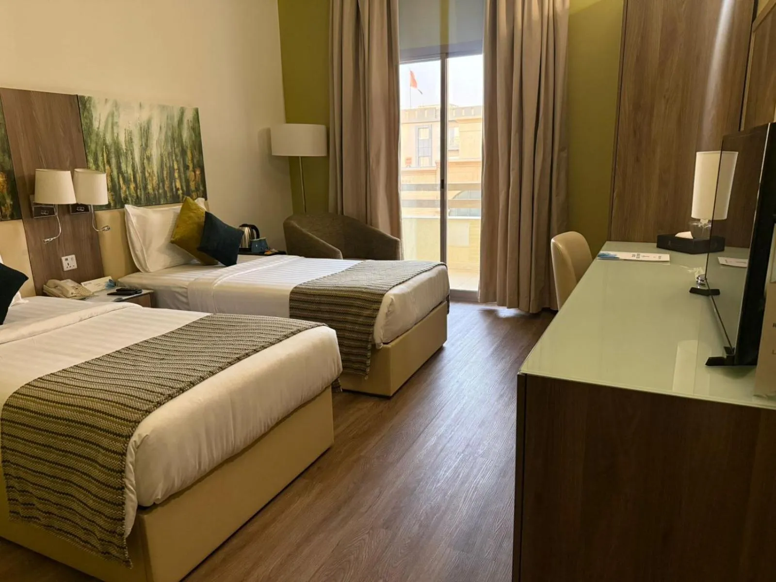 Bed in Royal View Hotel