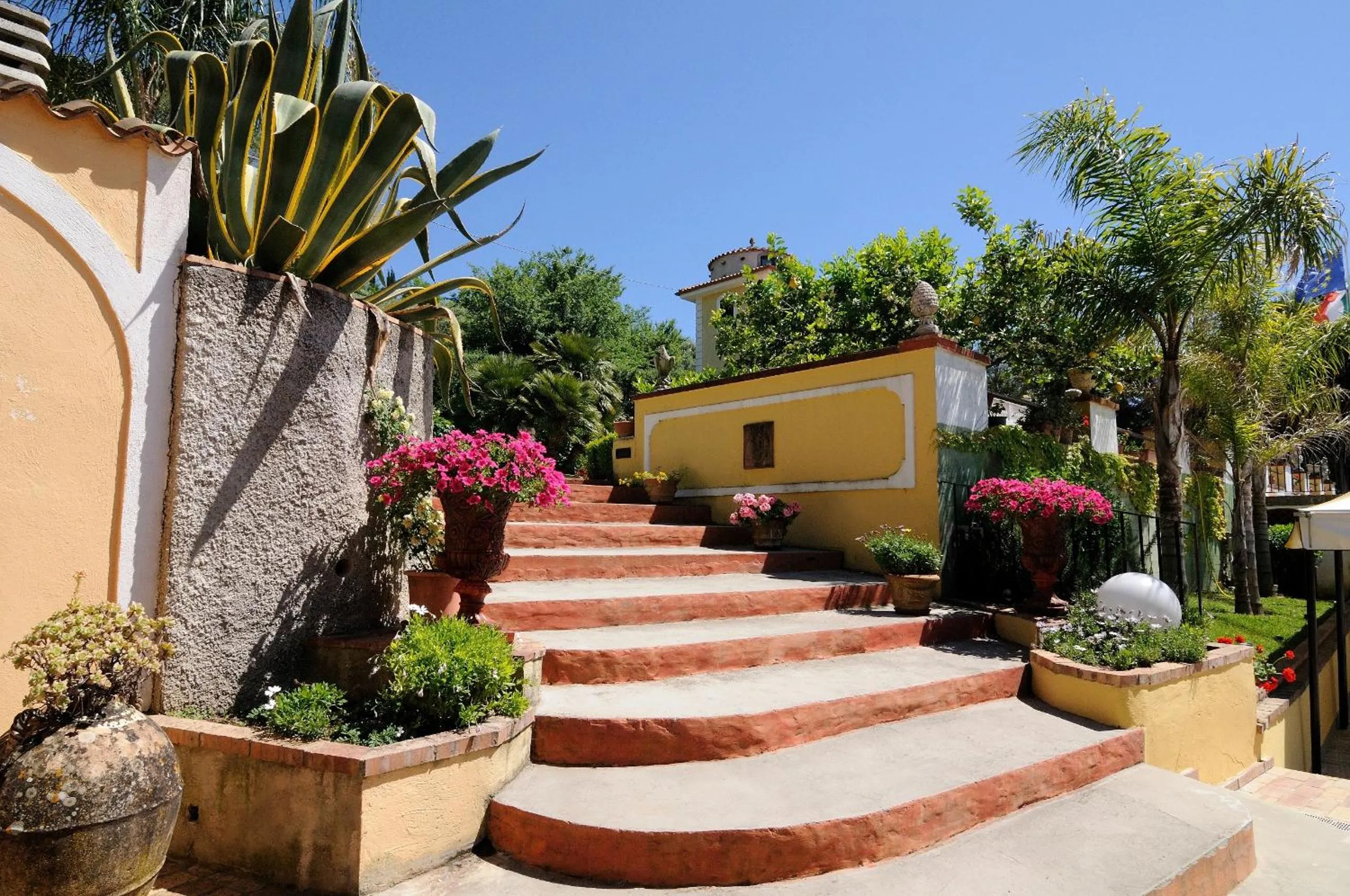 Decorative detail in Hotel Villa La Colombaia