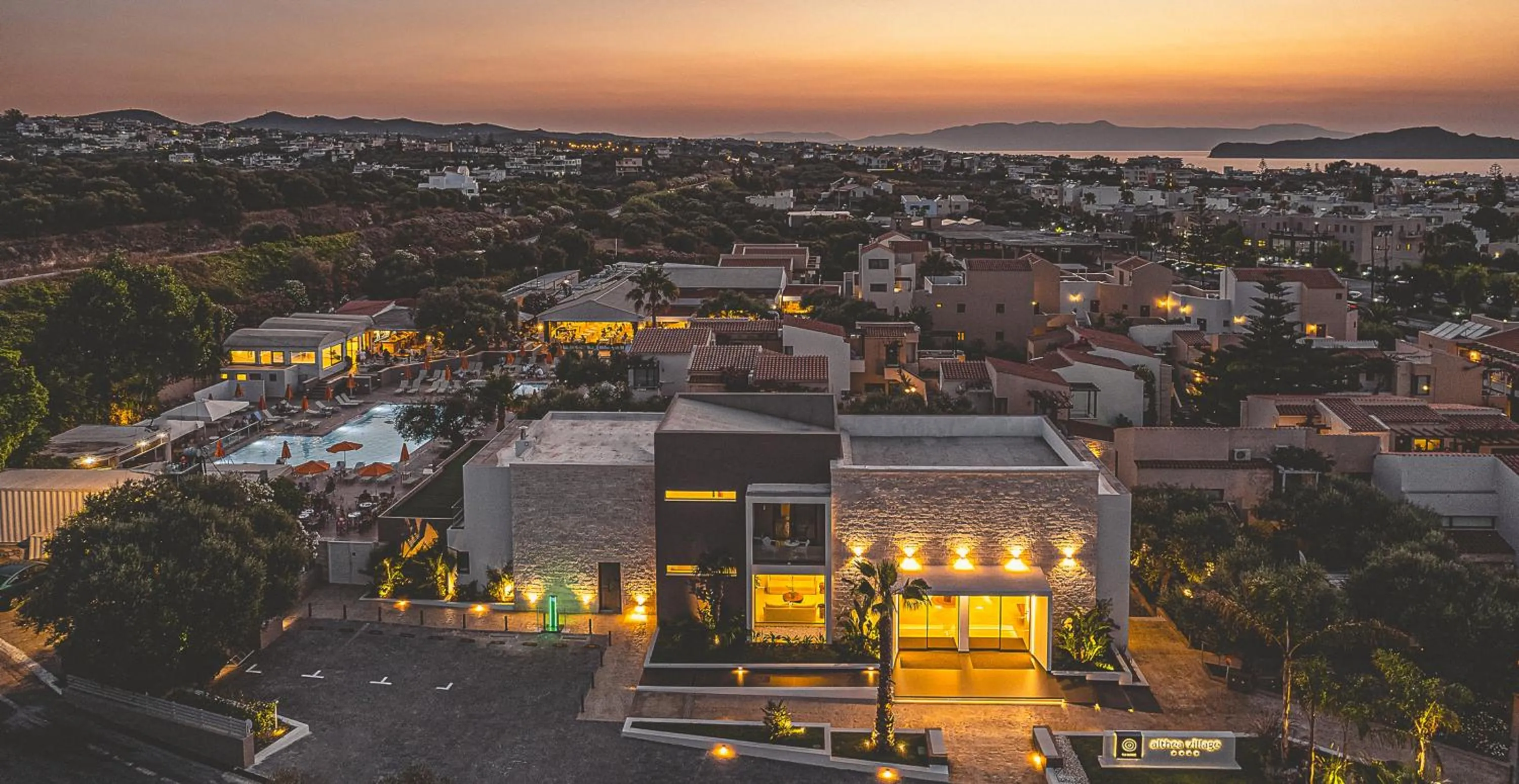 Property building in Althea Village - Family Hotel