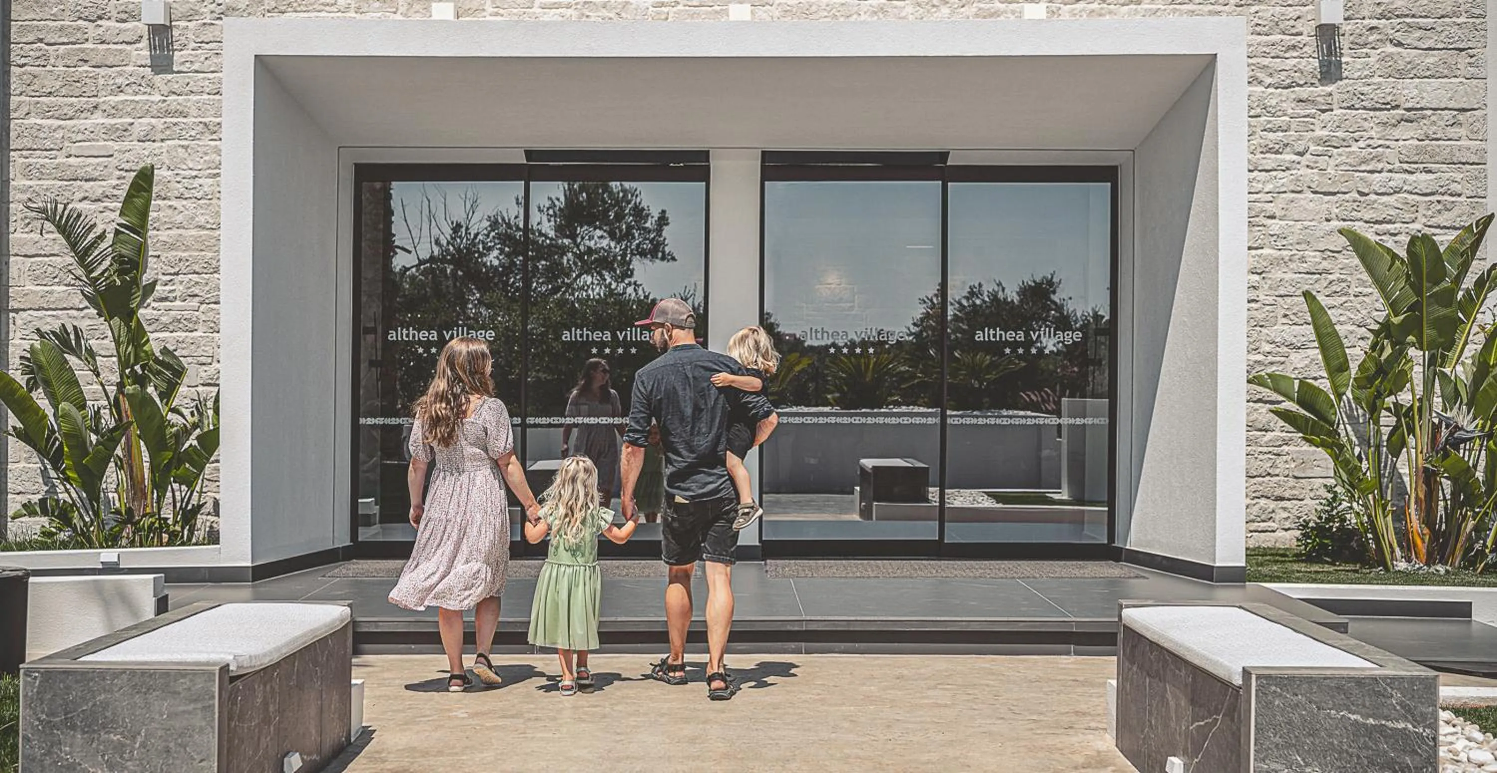 Property building in Althea Village - Family Hotel