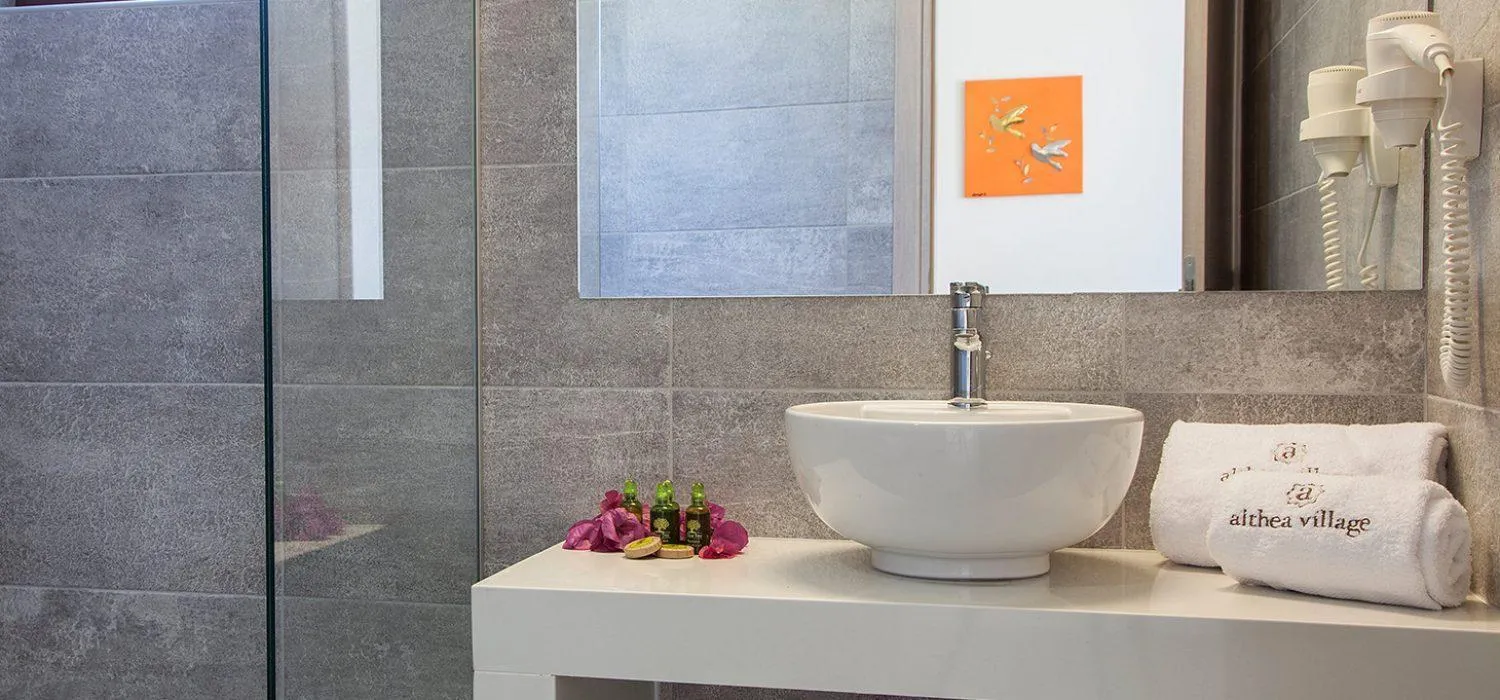 Bathroom in Althea Village - Family Hotel