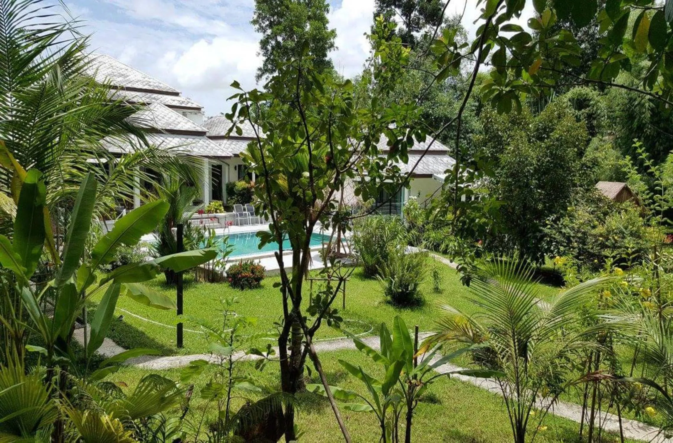 Garden view in Exotic Boutique Hotel