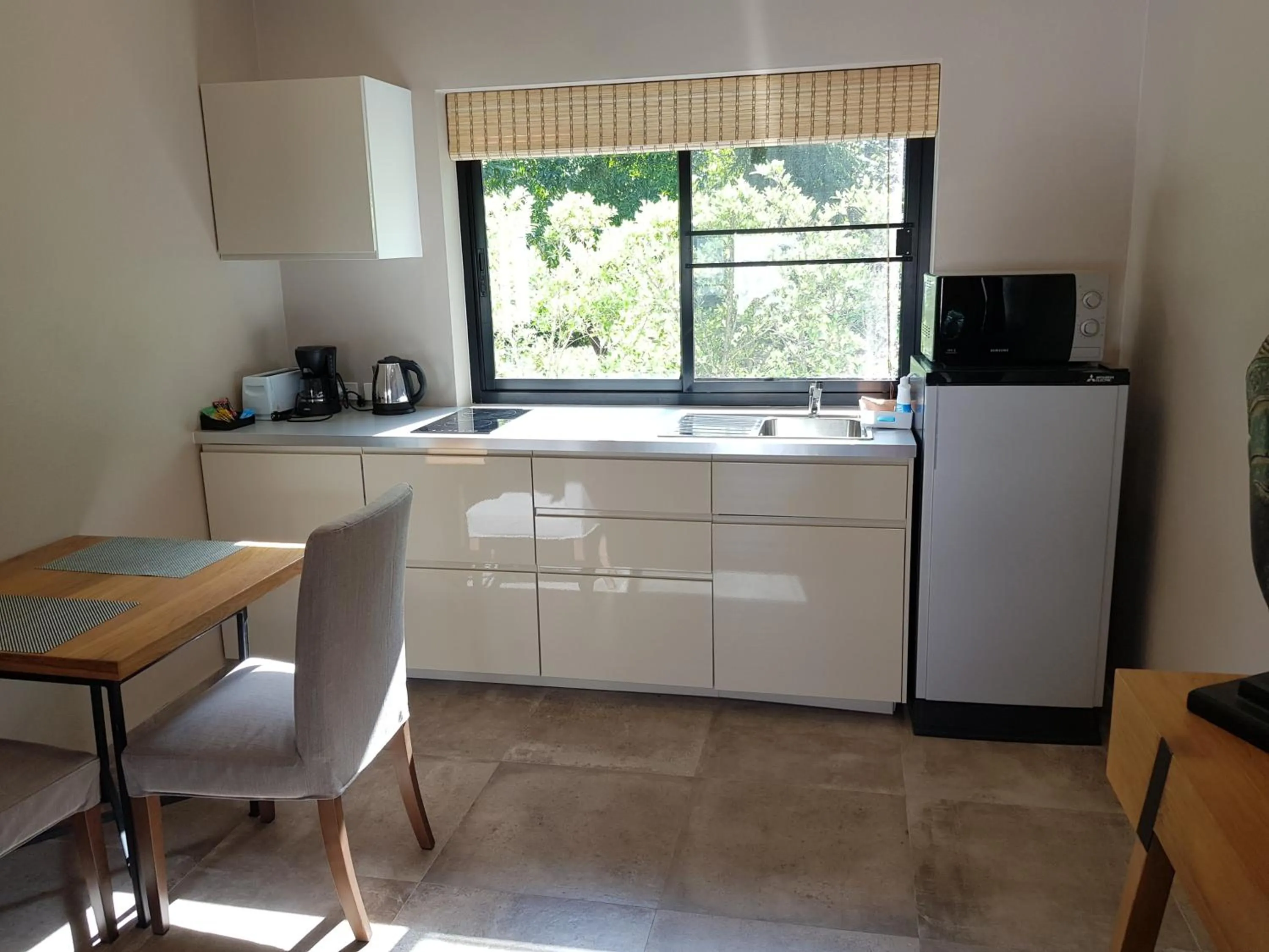 Kitchen or kitchenette in Exotic Boutique Hotel