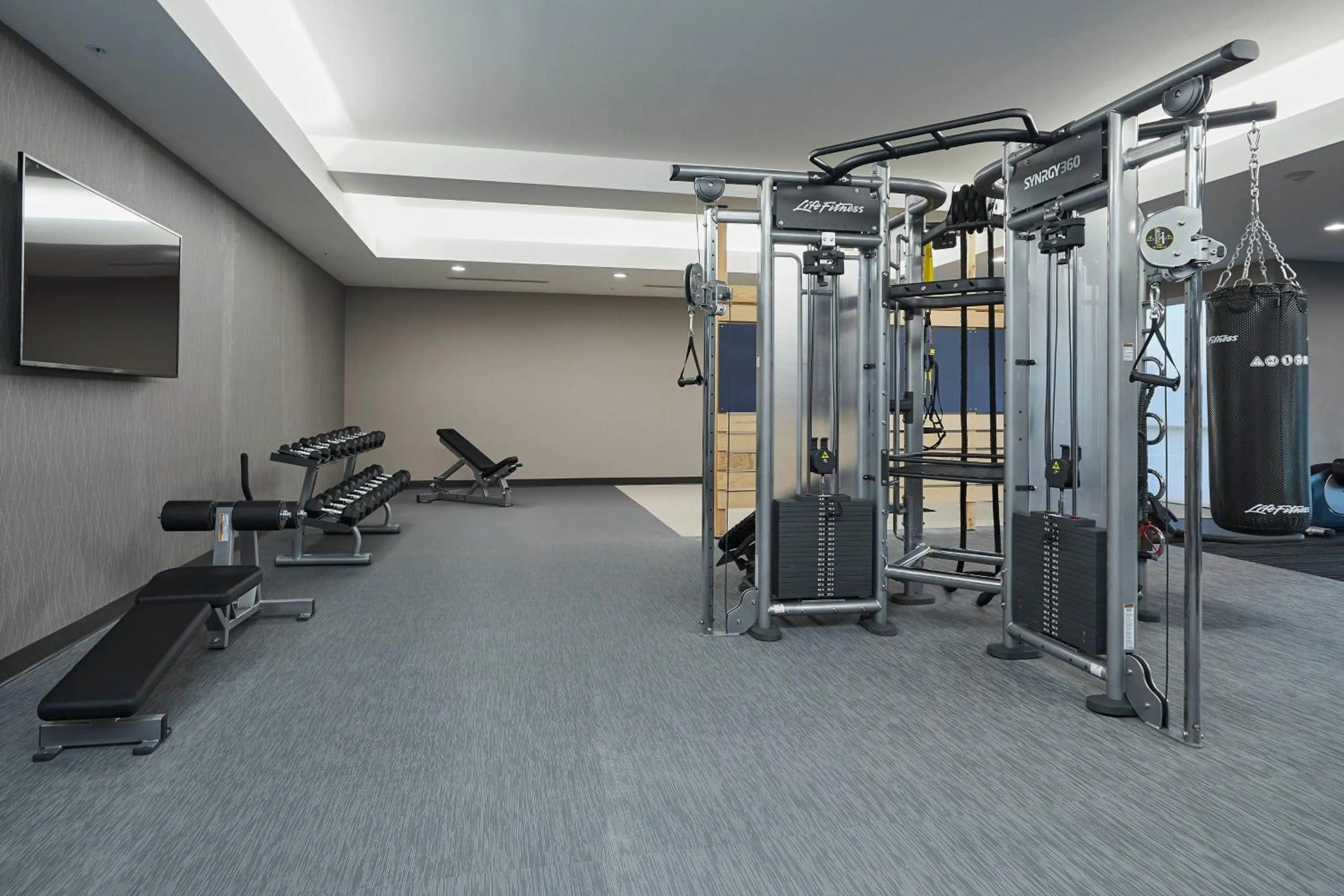 Fitness centre/facilities in Courtyard Medford Airport