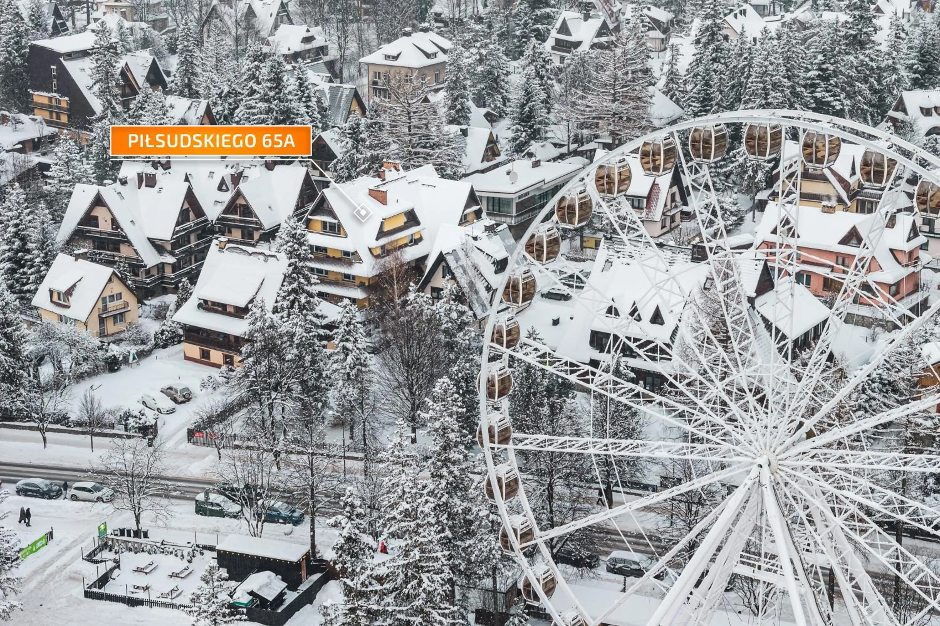 Bird's eye view in Zakopane Centrum, Sun & Snow
