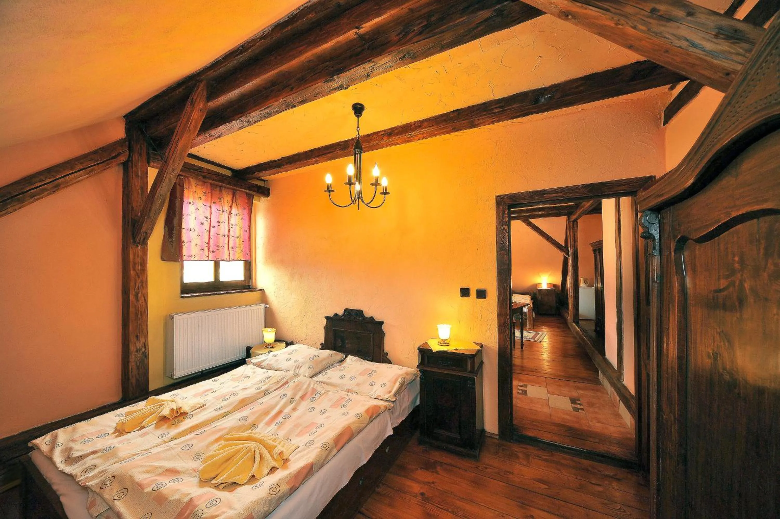 Decorative detail, Bed in Apartmány Village