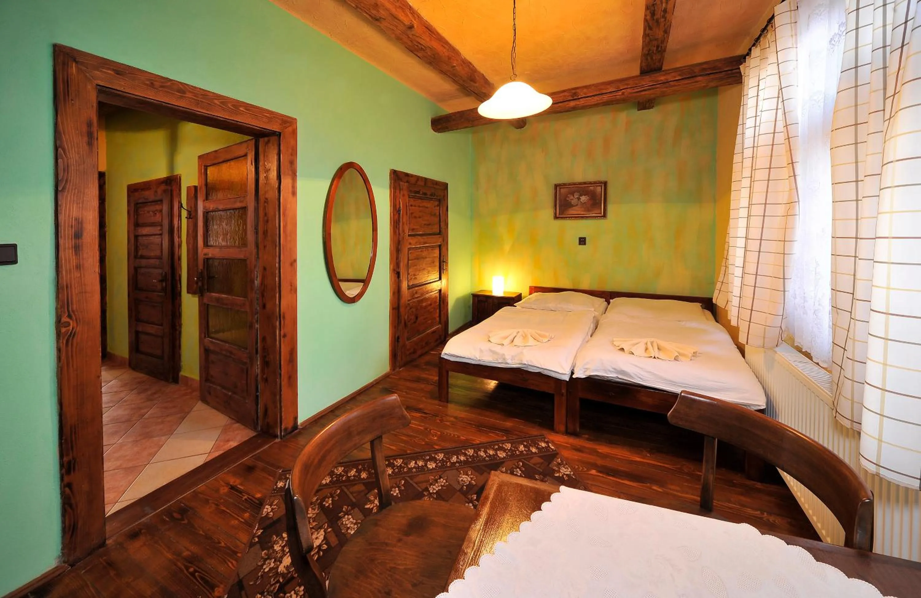 Decorative detail, Bed in Apartmány Village