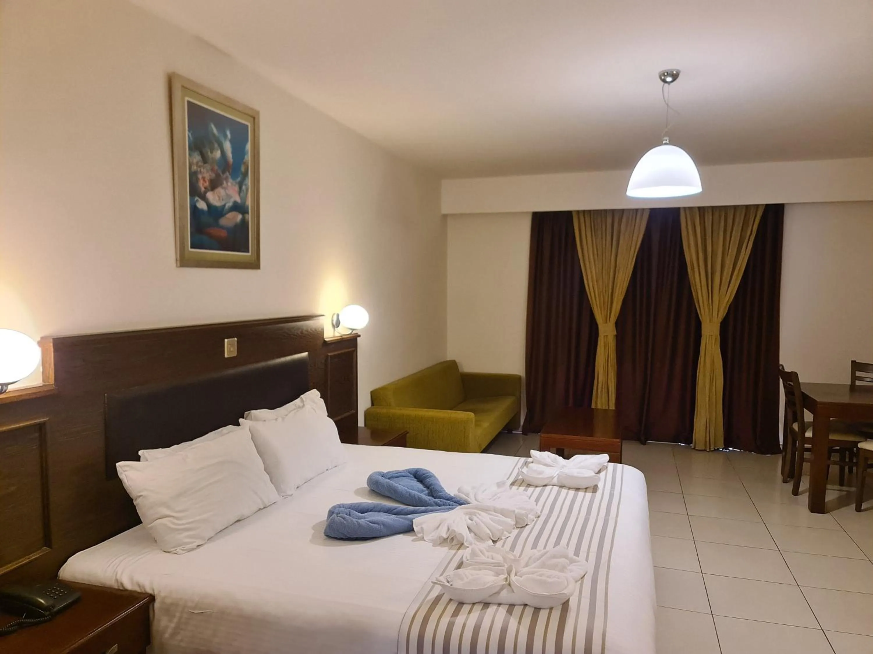 Photo of the whole room, Bed in Euronapa Hotel Apartments