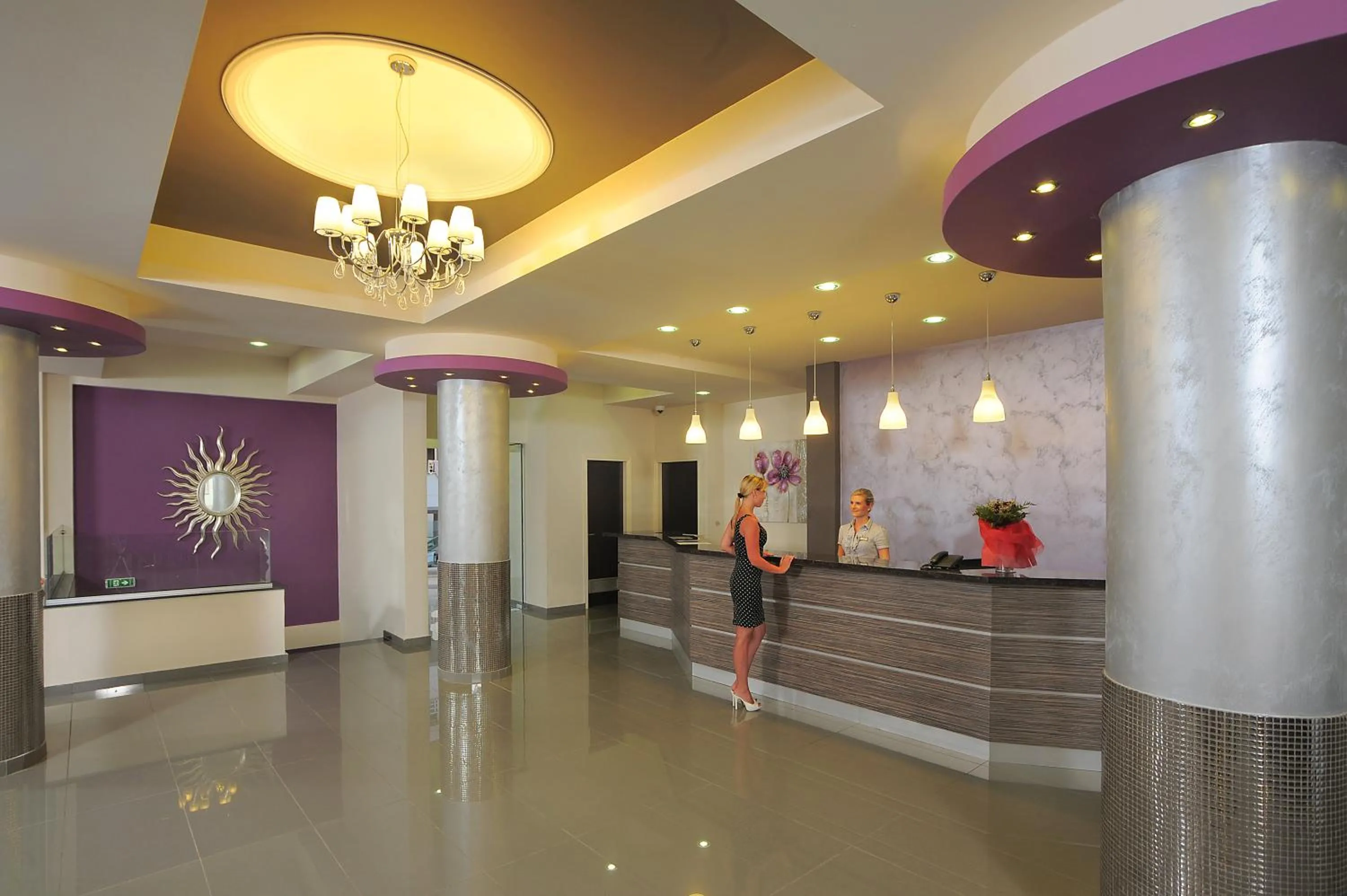 Lobby or reception in Euronapa Hotel Apartments