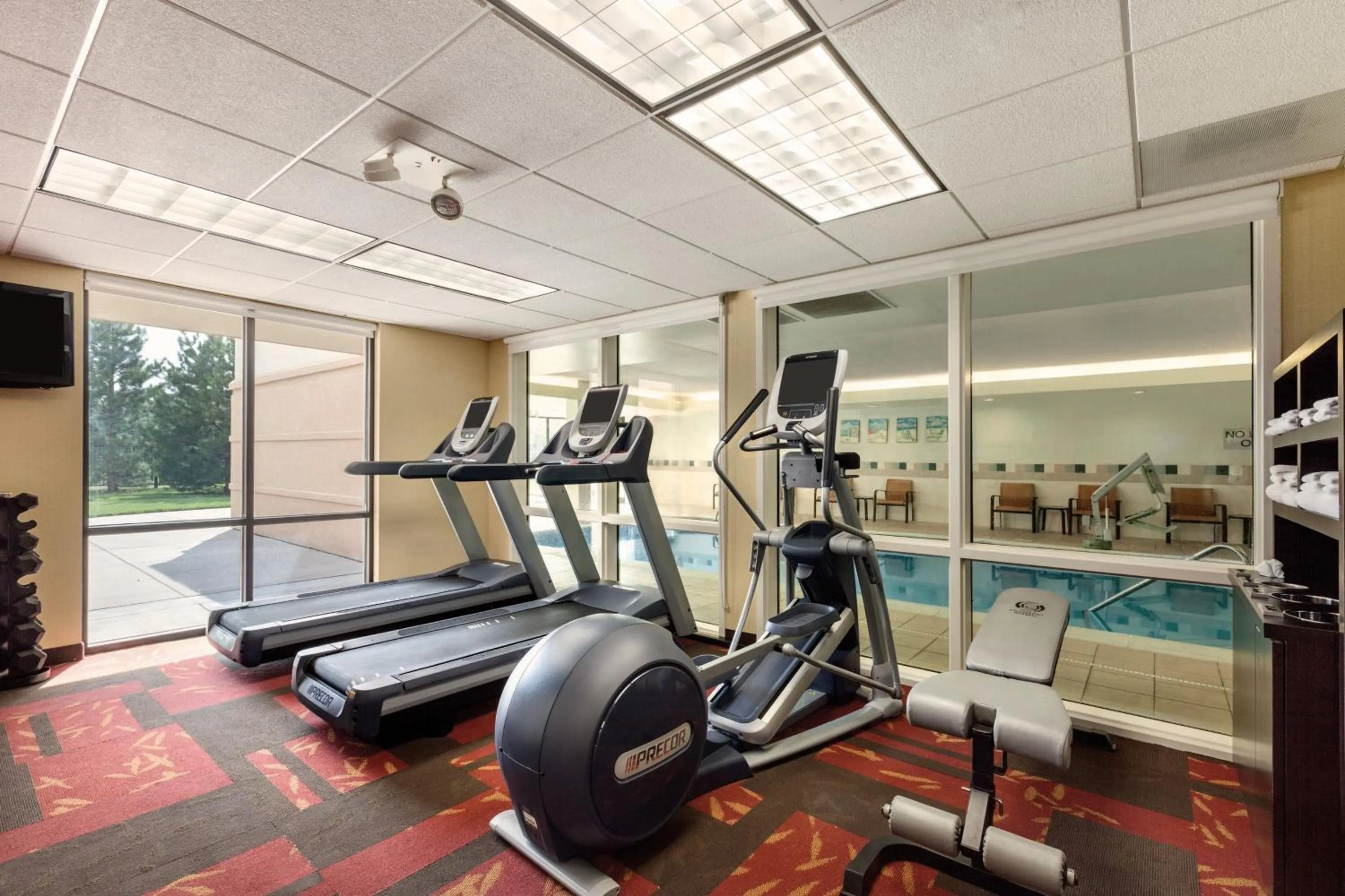 Fitness centre/facilities in Courtyard by Marriott Junction City