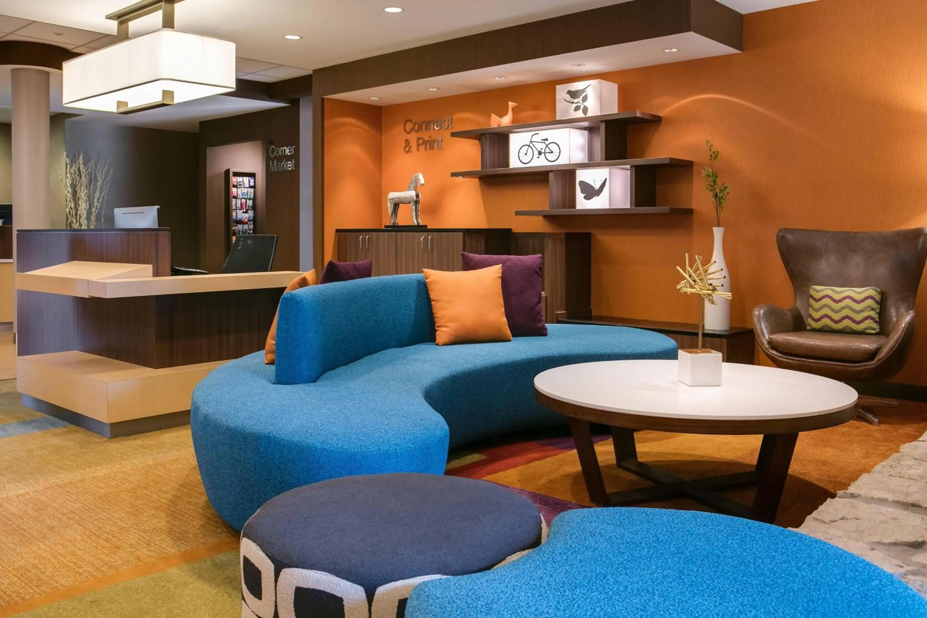 Lobby or reception in Fairfield Inn Manhattan, Kansas