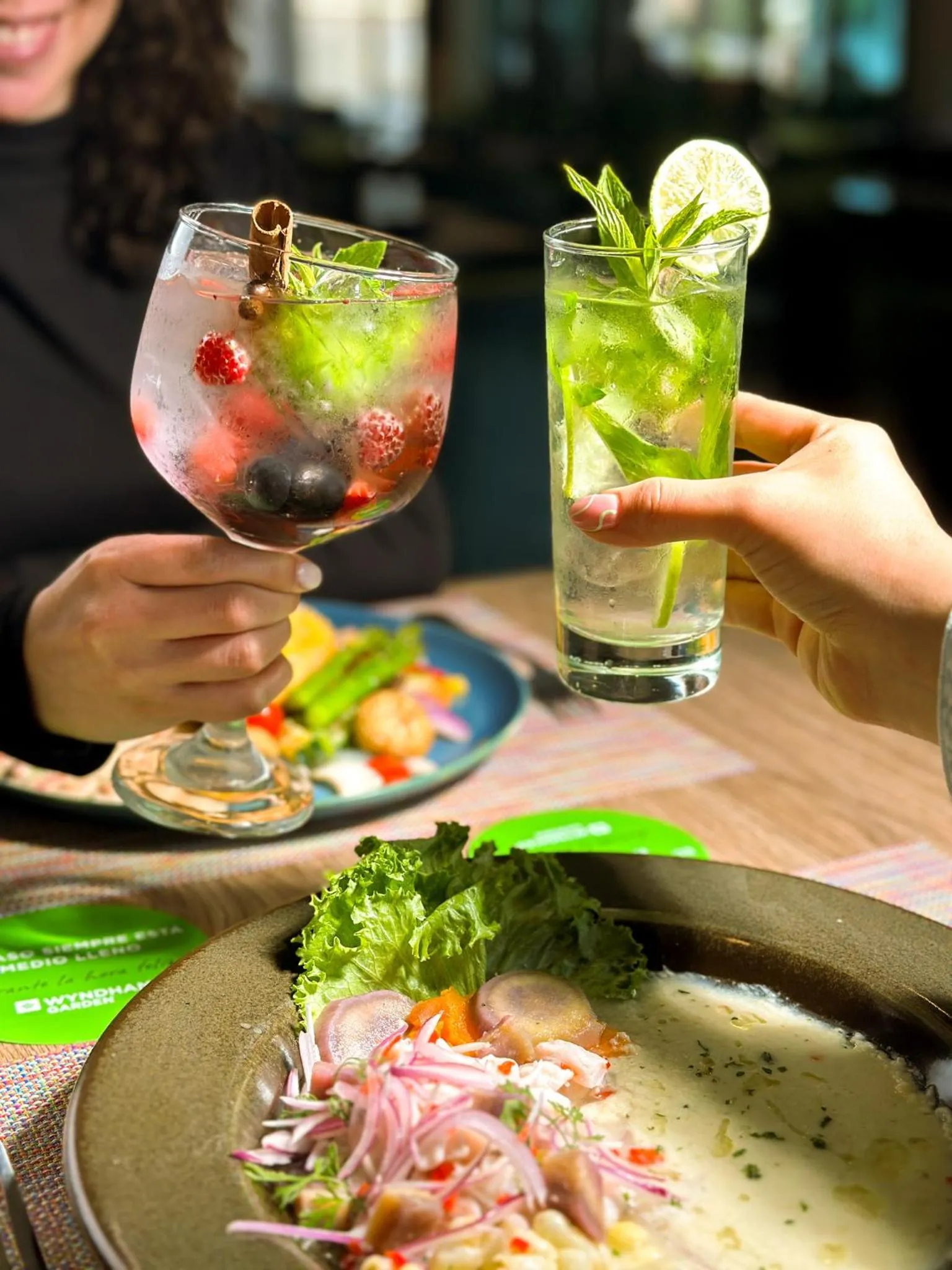 Food and drinks in Wyndham Garden Quito