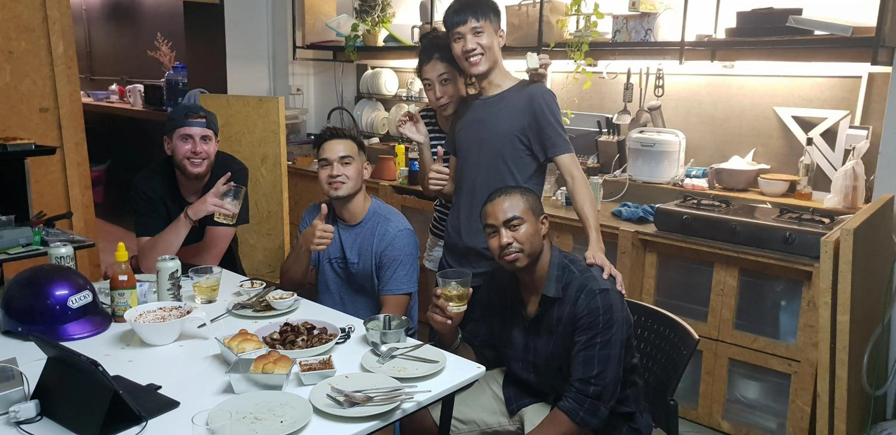 People in Hugger Hostel