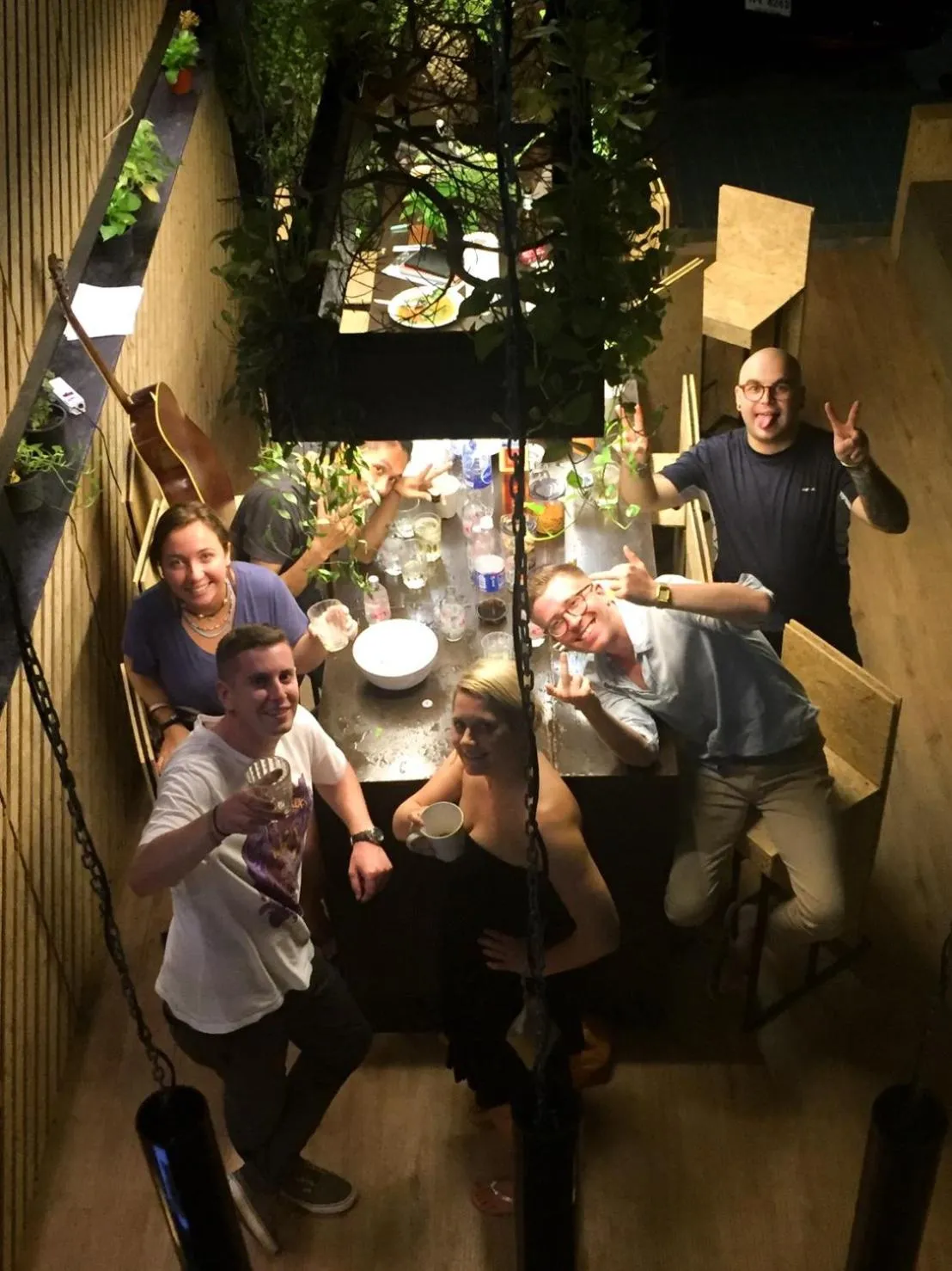 Evening entertainment in Hugger Hostel