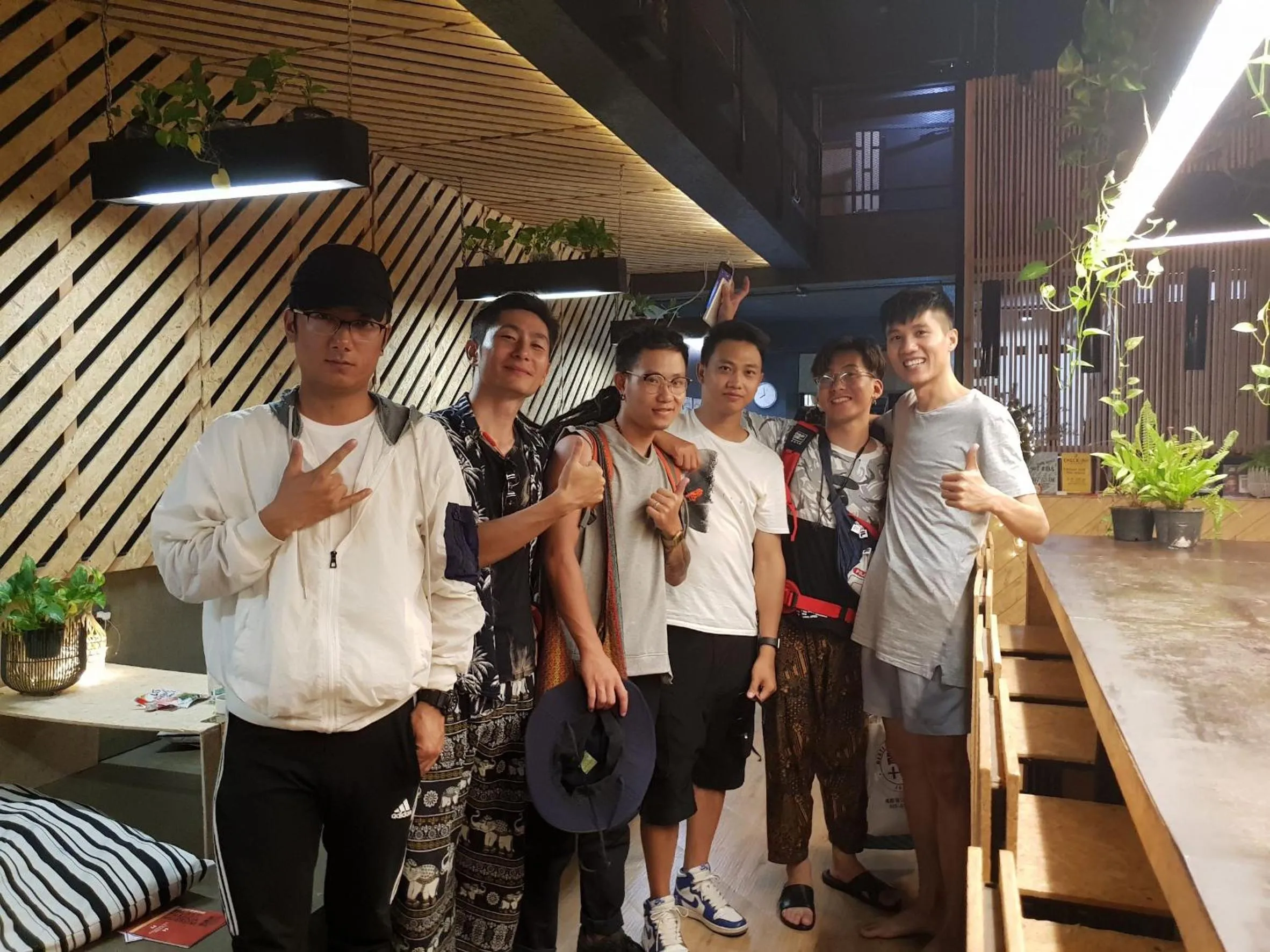 People in Hugger Hostel