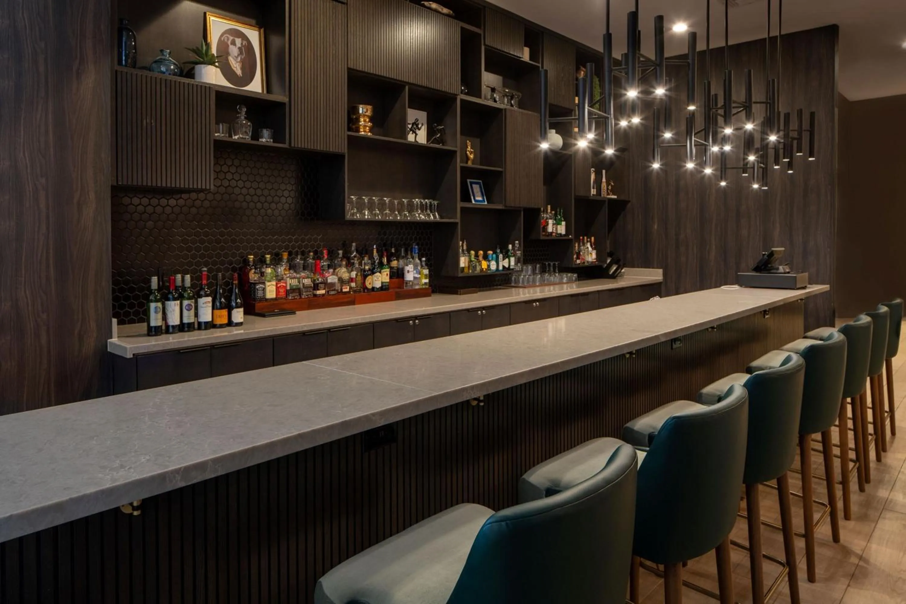 Lounge or bar in Mobile Marriott