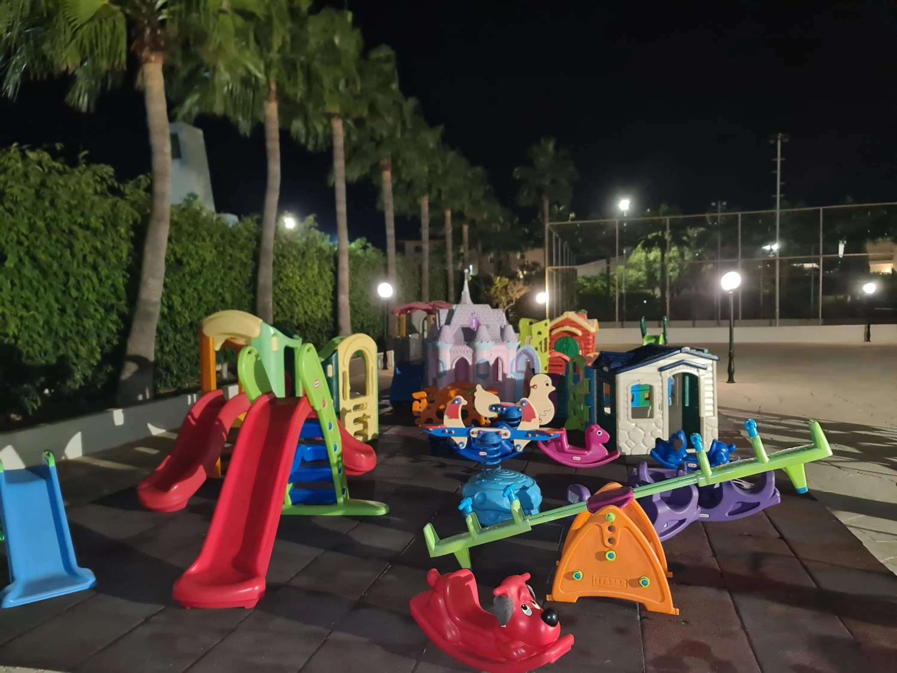 Children play ground in Nissiana Hotel & Bungalows