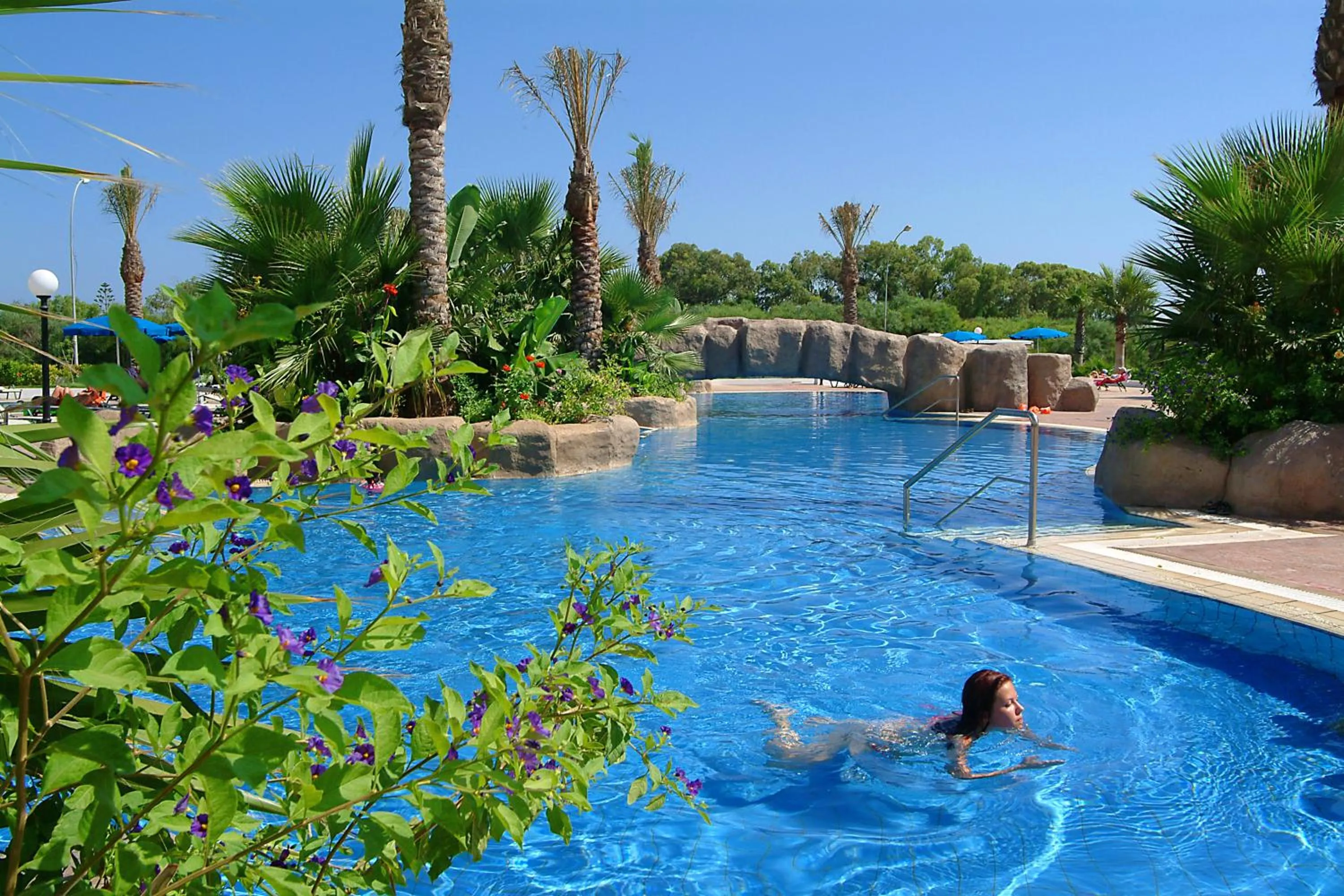 Swimming pool in Nissiana Hotel & Bungalows