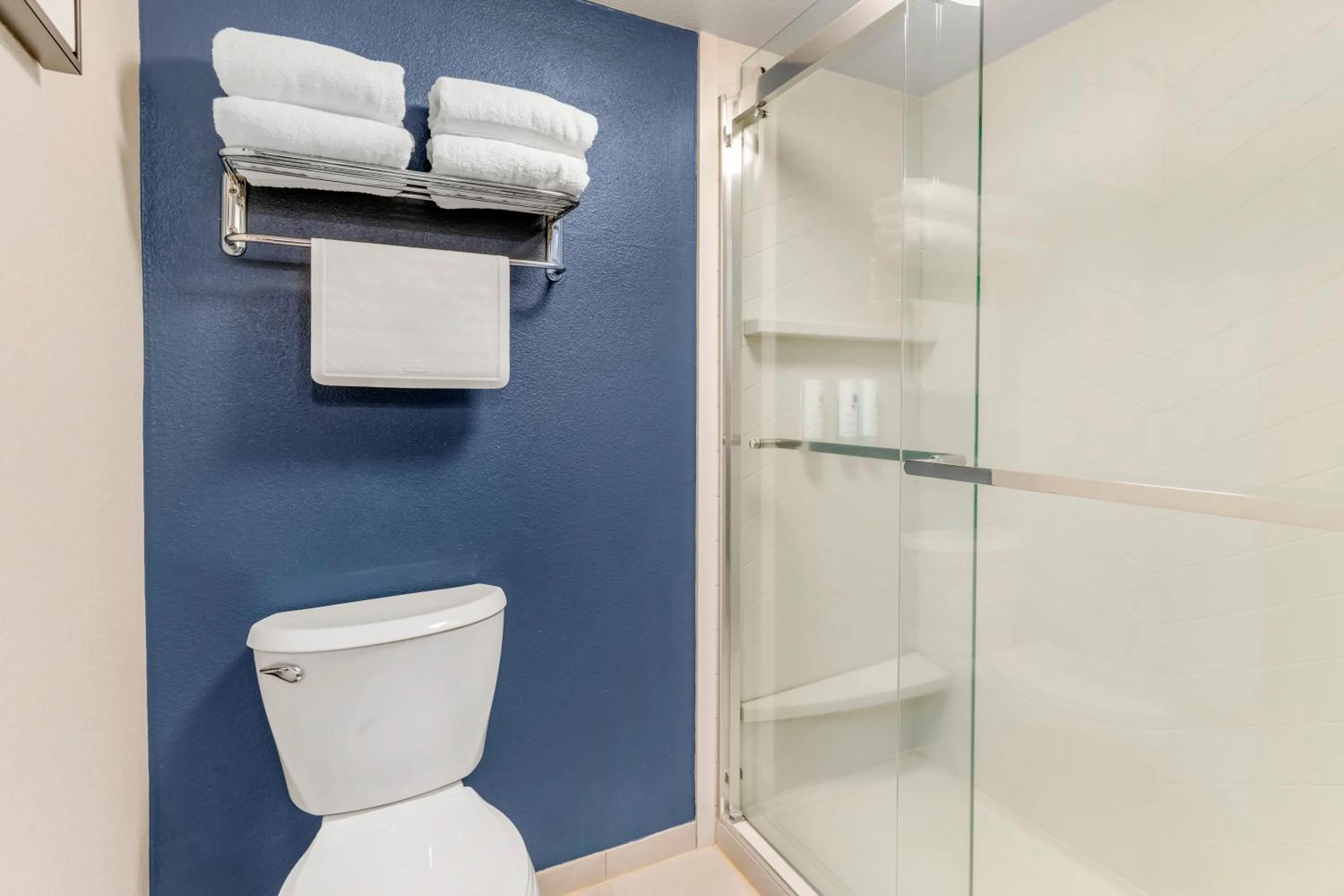 Shower in Country Inn & Suites by Radisson, Modesto-Salida
