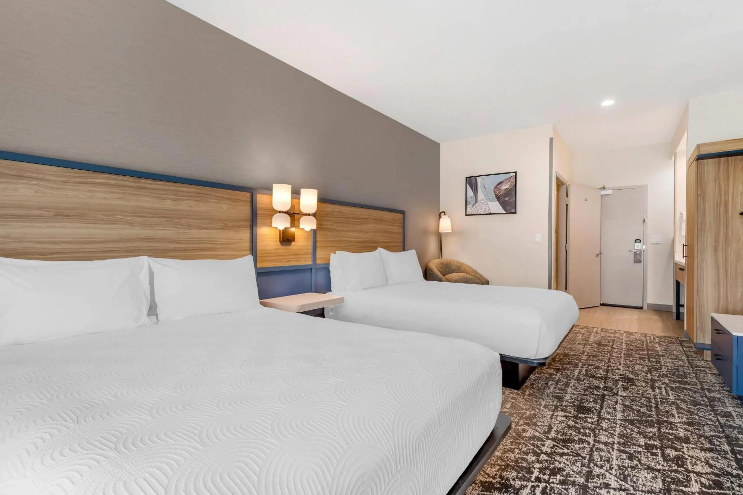 Bedroom, Bed in Country Inn & Suites by Radisson, Modesto-Salida