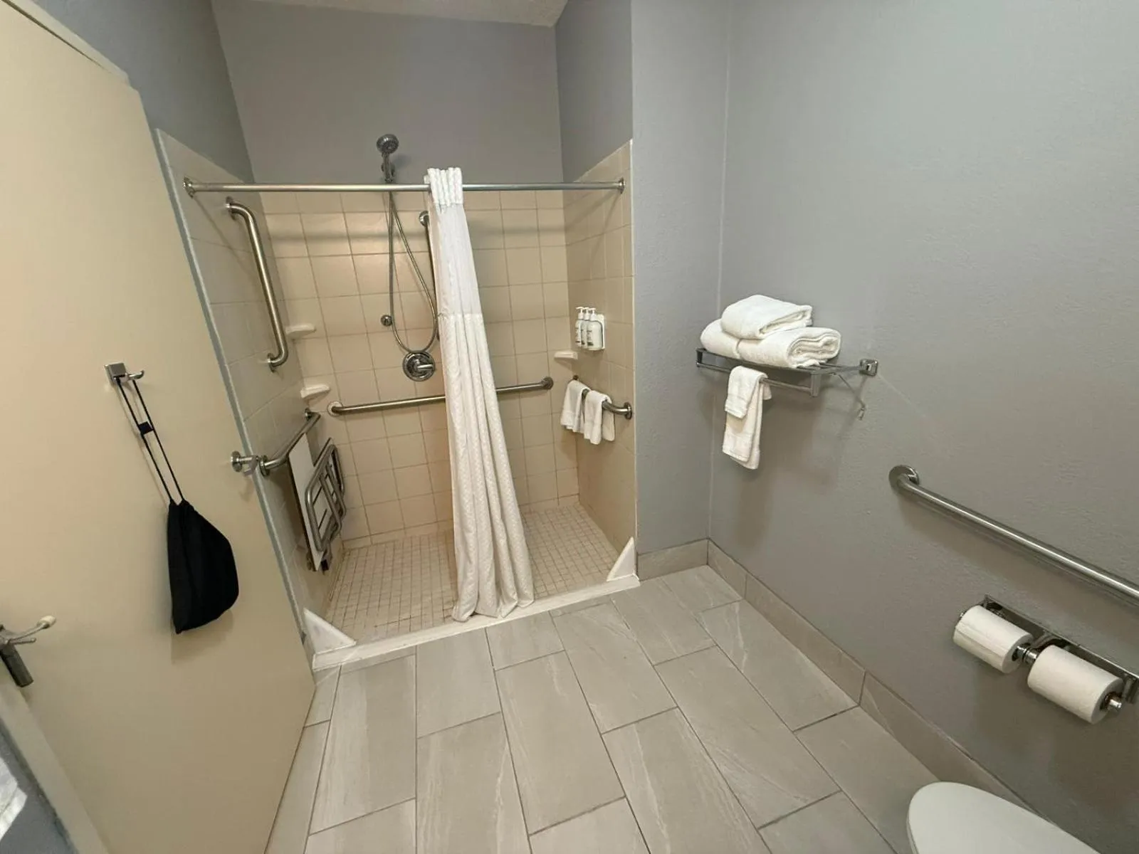 Shower in AmericInn by Wyndham Minot