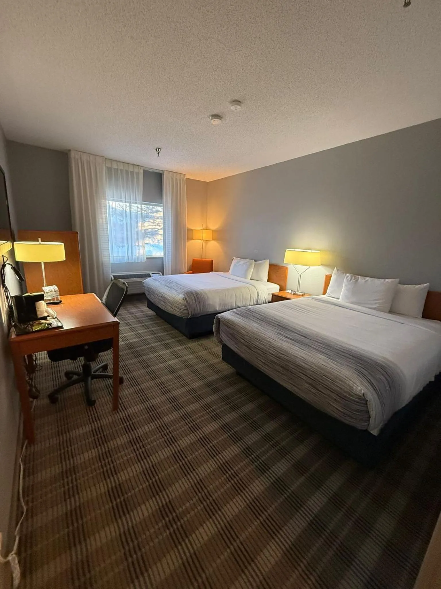 Bed in AmericInn by Wyndham Minot