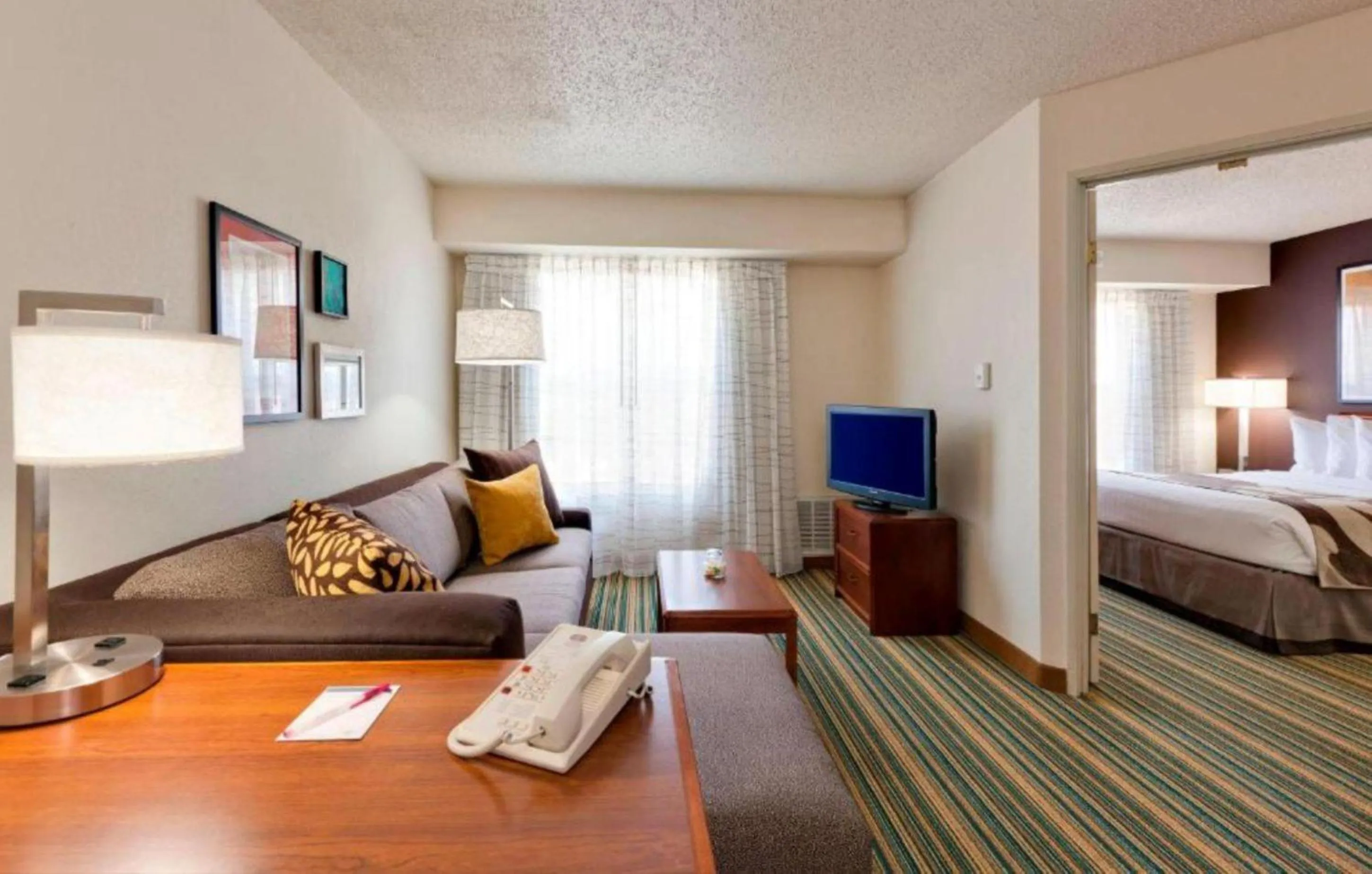 Living room, Bed in Residence Inn Merrillville