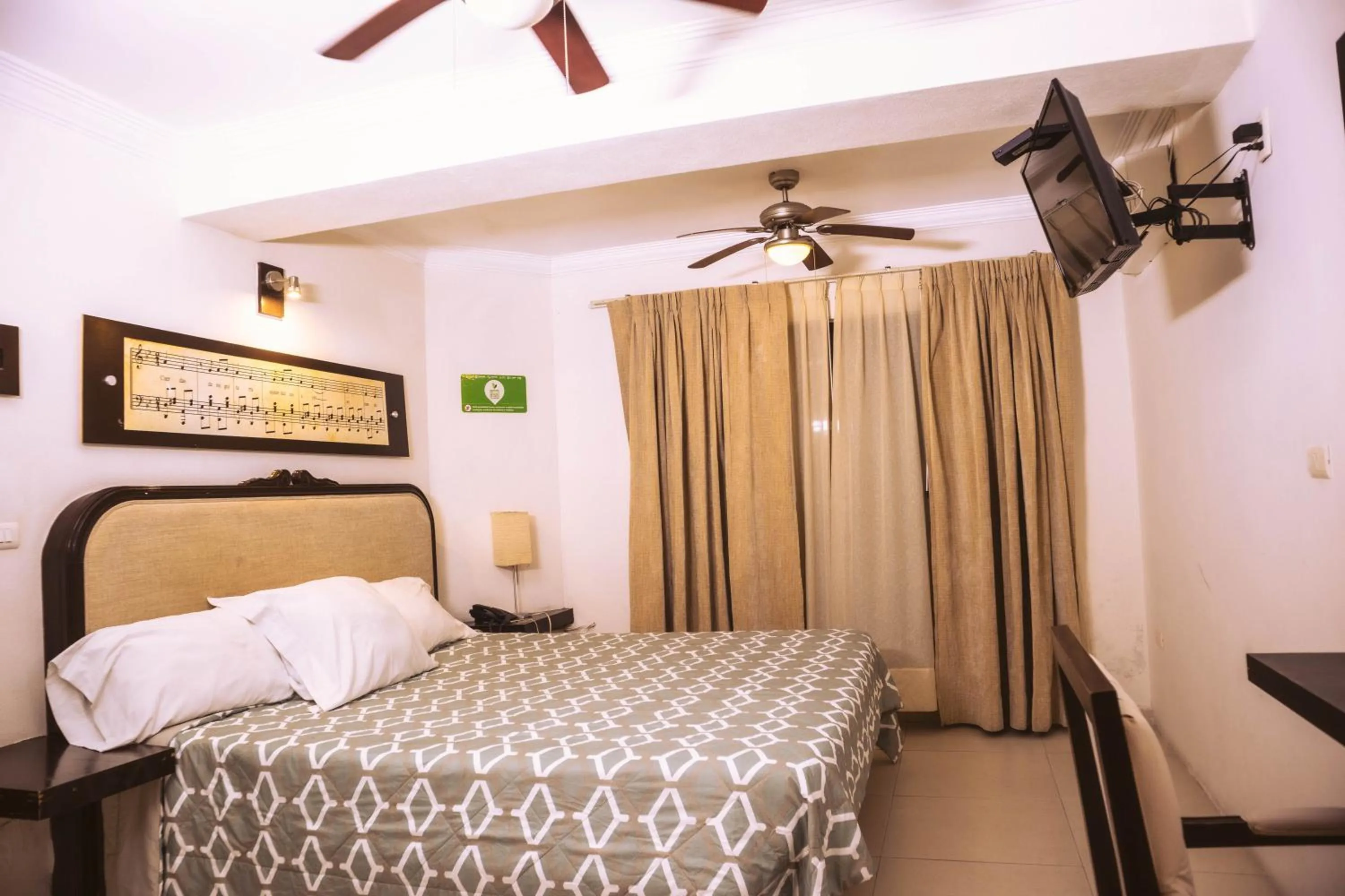 Bed in Hotel Clara Luna