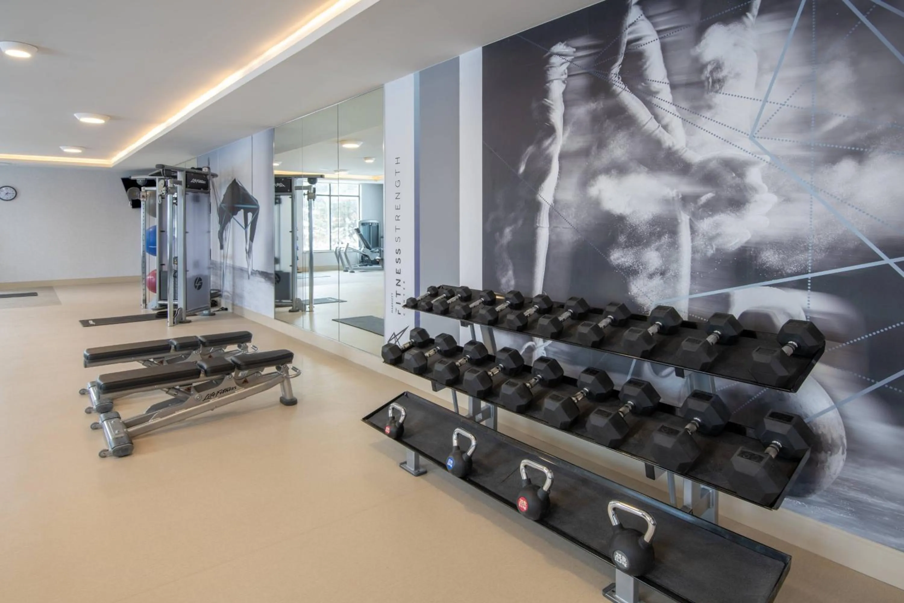 Fitness centre/facilities in Madison Marriott West