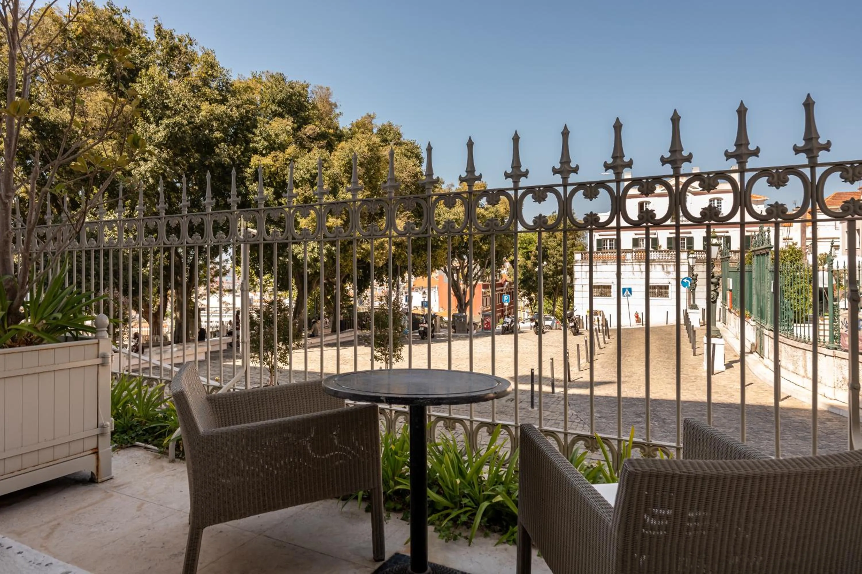Balcony/Terrace in Verride Palácio Santa Catarina