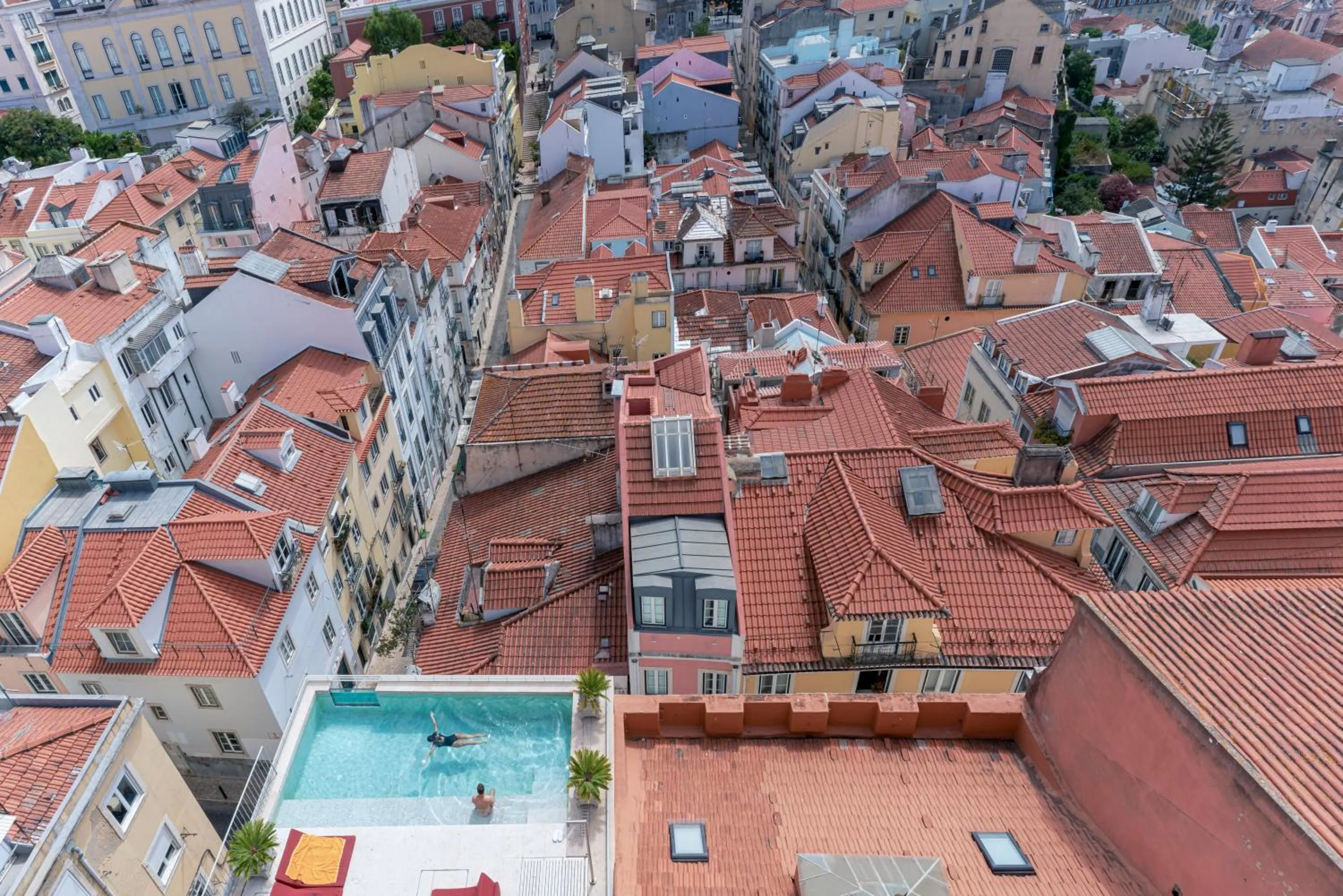 Bird's eye view in Verride Palácio Santa Catarina