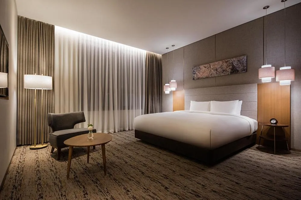 Bed in Ramada by Wyndham Seoul Sindorim