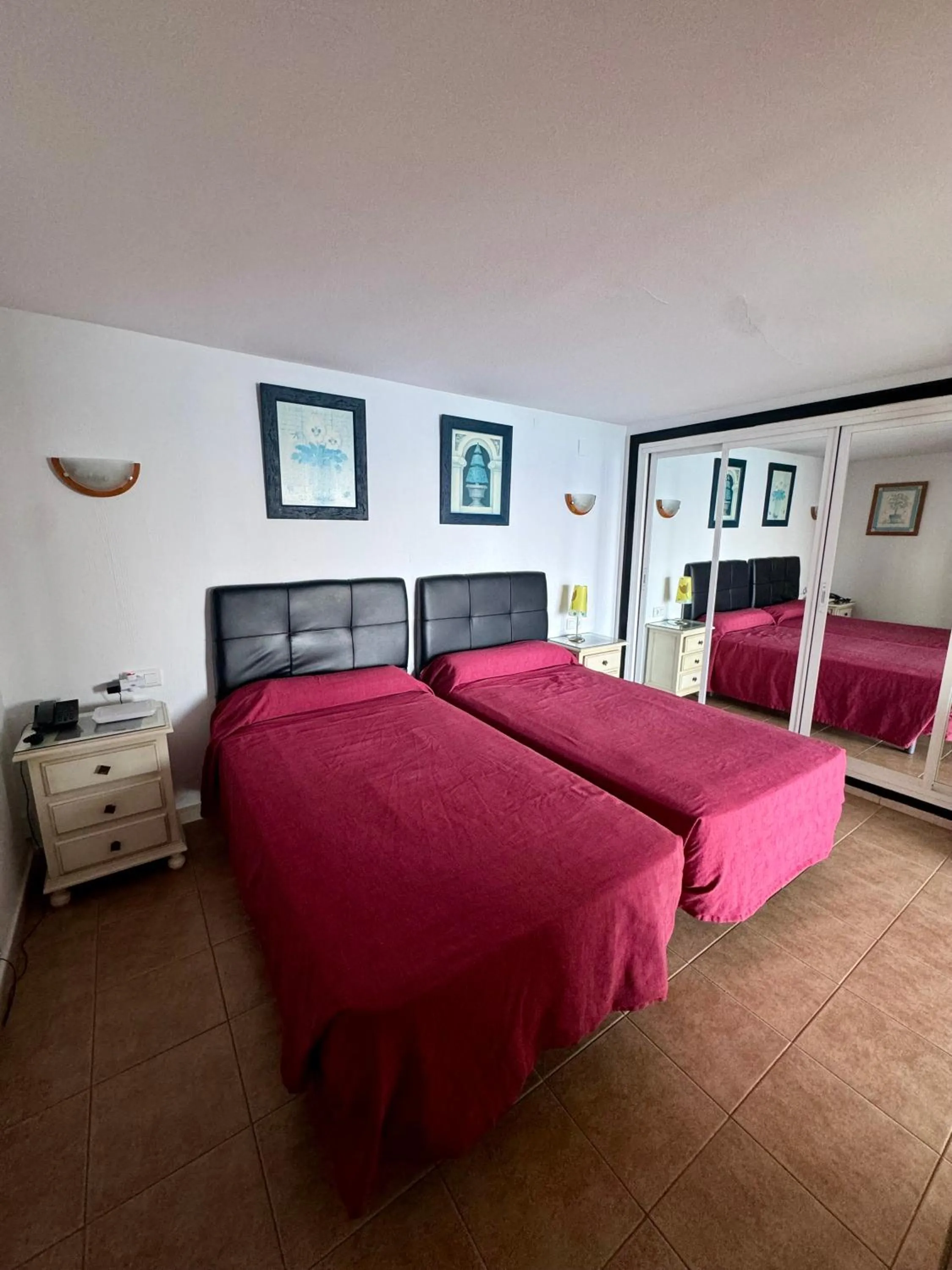 Bed in Apartamentos Mediterraneo