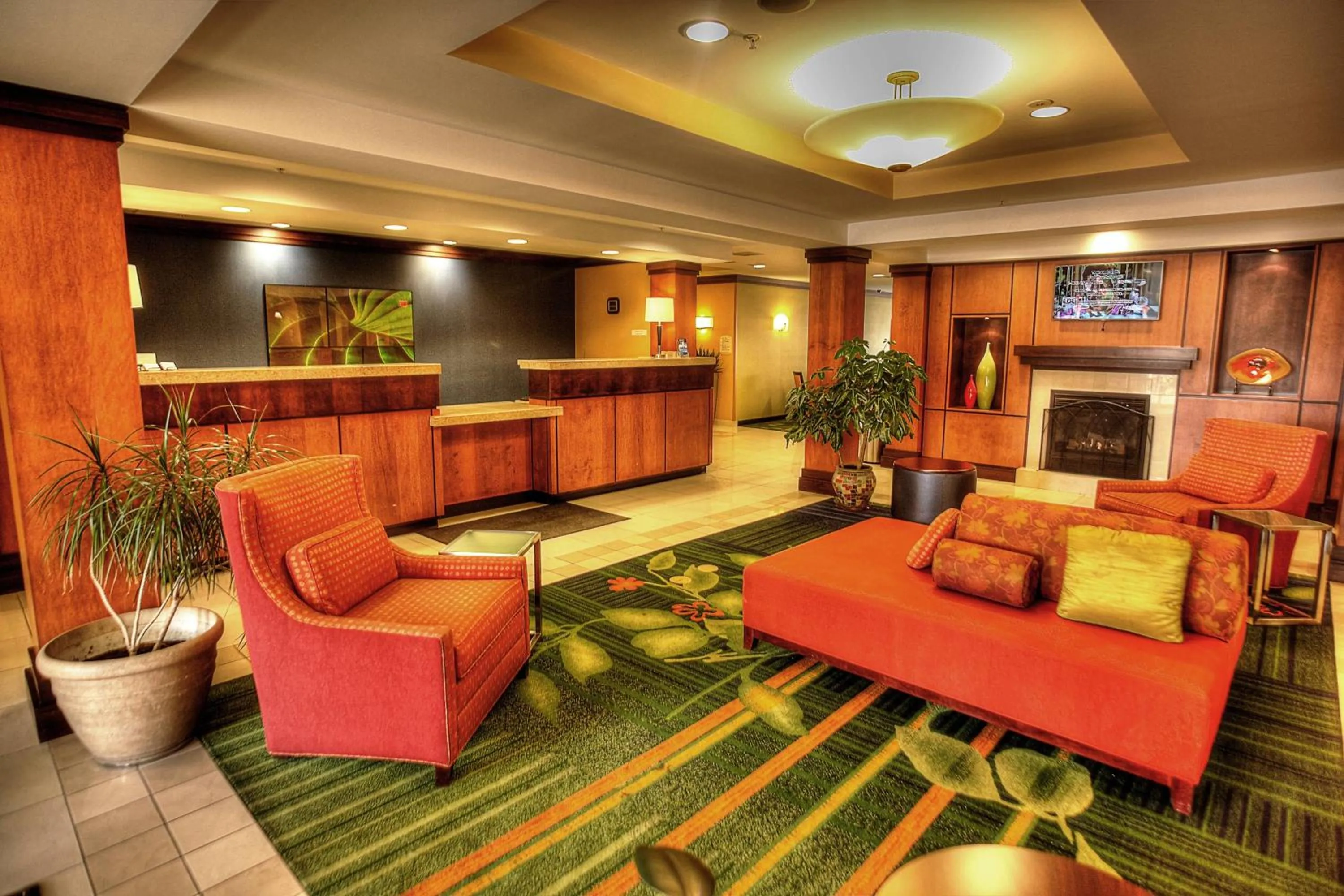 Lobby or reception in Fairfield Inn & Suites Mount Vernon Rend Lake