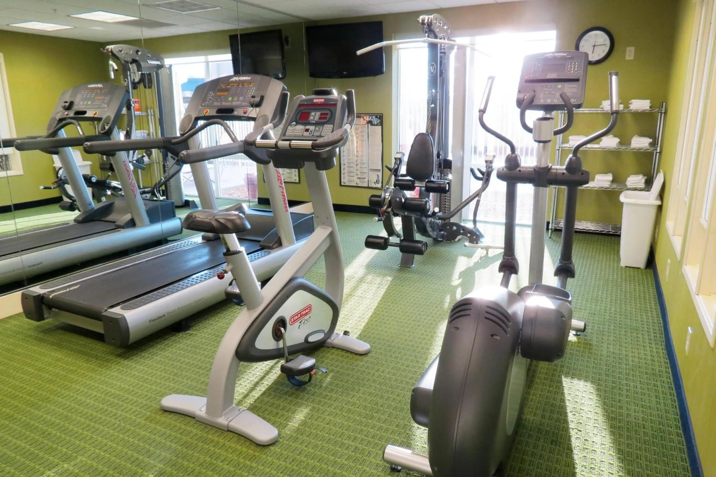 Fitness centre/facilities in Fairfield Inn & Suites Mount Vernon Rend Lake