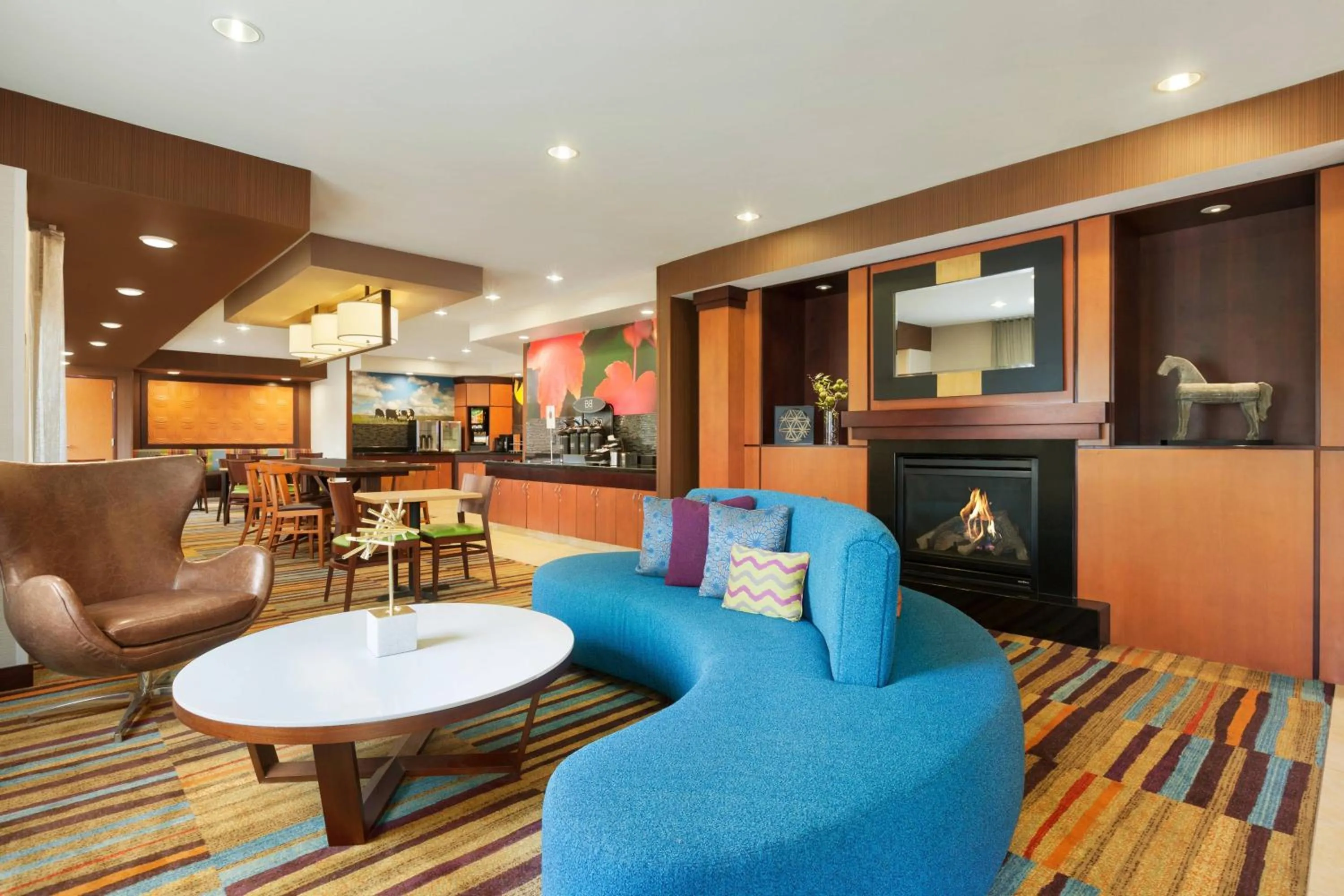 Lobby or reception in Fairfield Inn & Suites Omaha East/Council Bluffs, IA