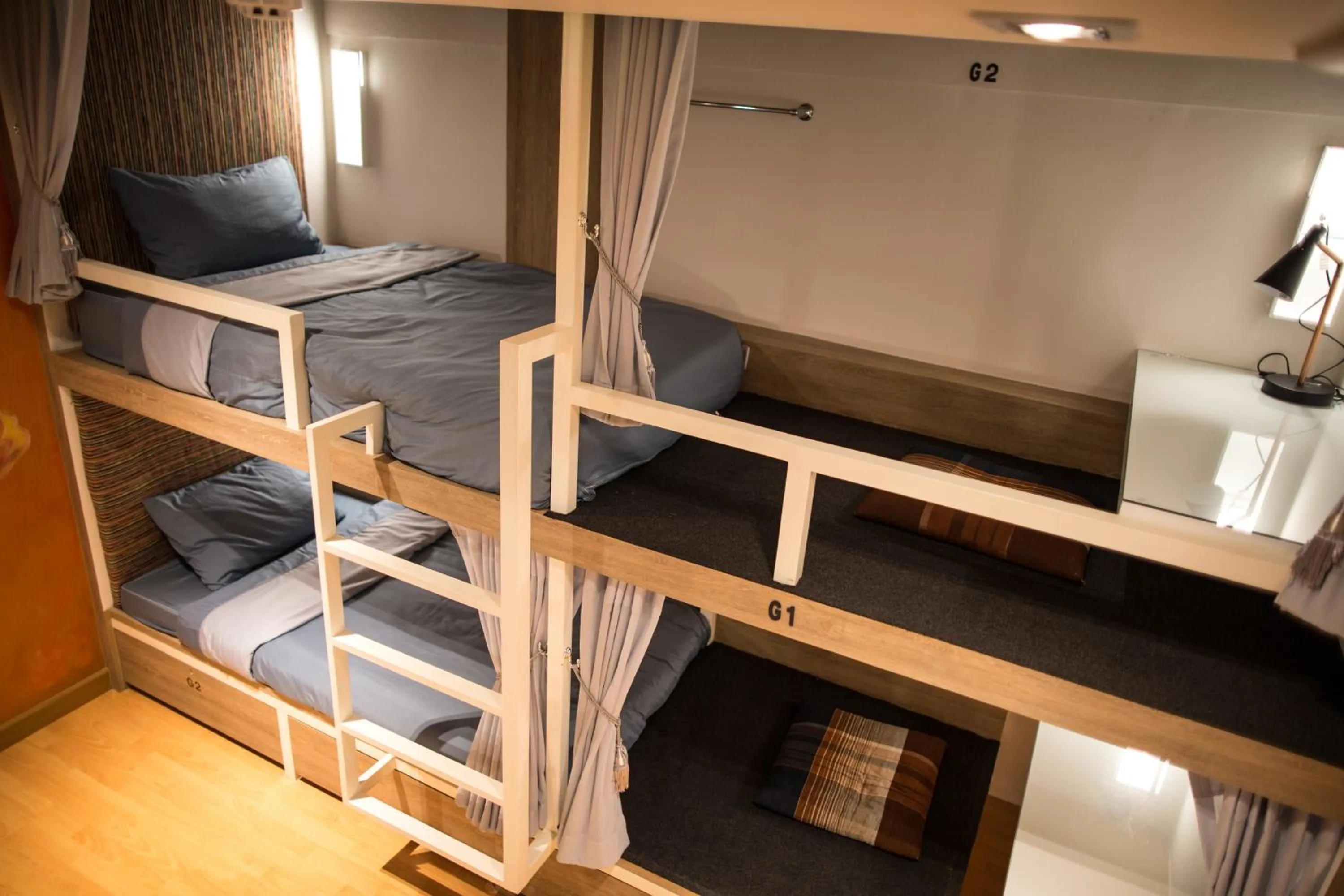 Bed in Chiangmai Midpoint Activity Hostel