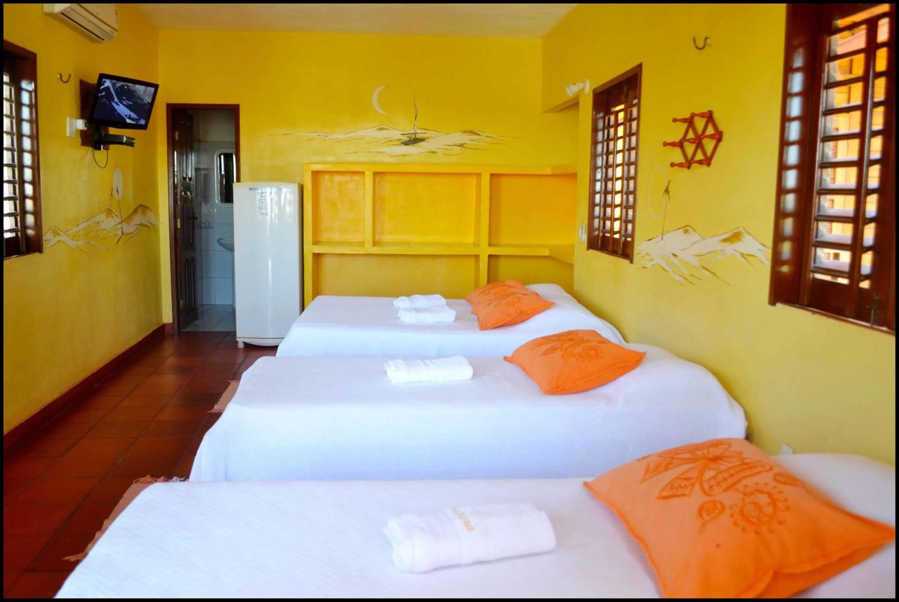 Day, Bed in Pousada Sahara