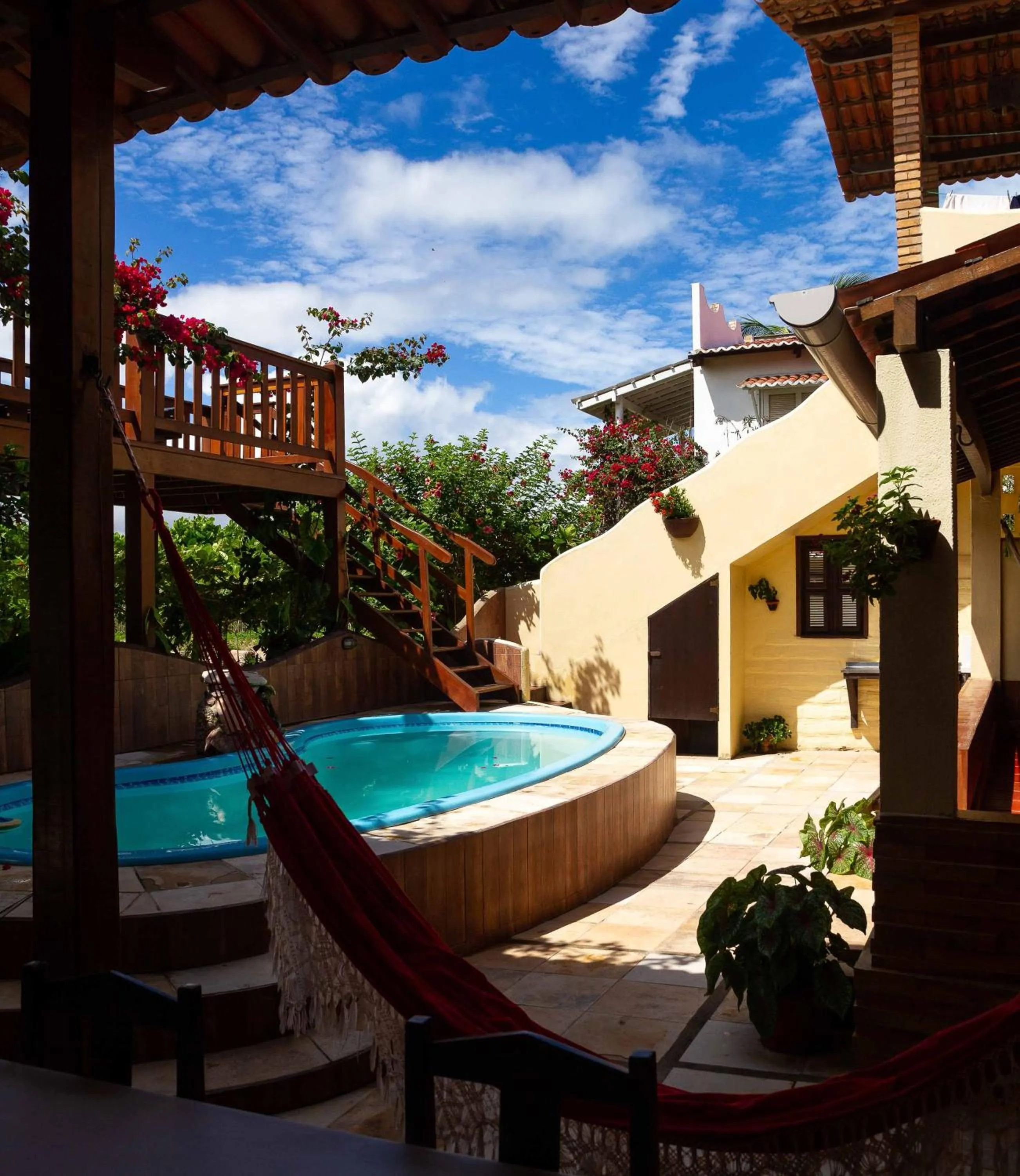 Patio in Pousada Sahara