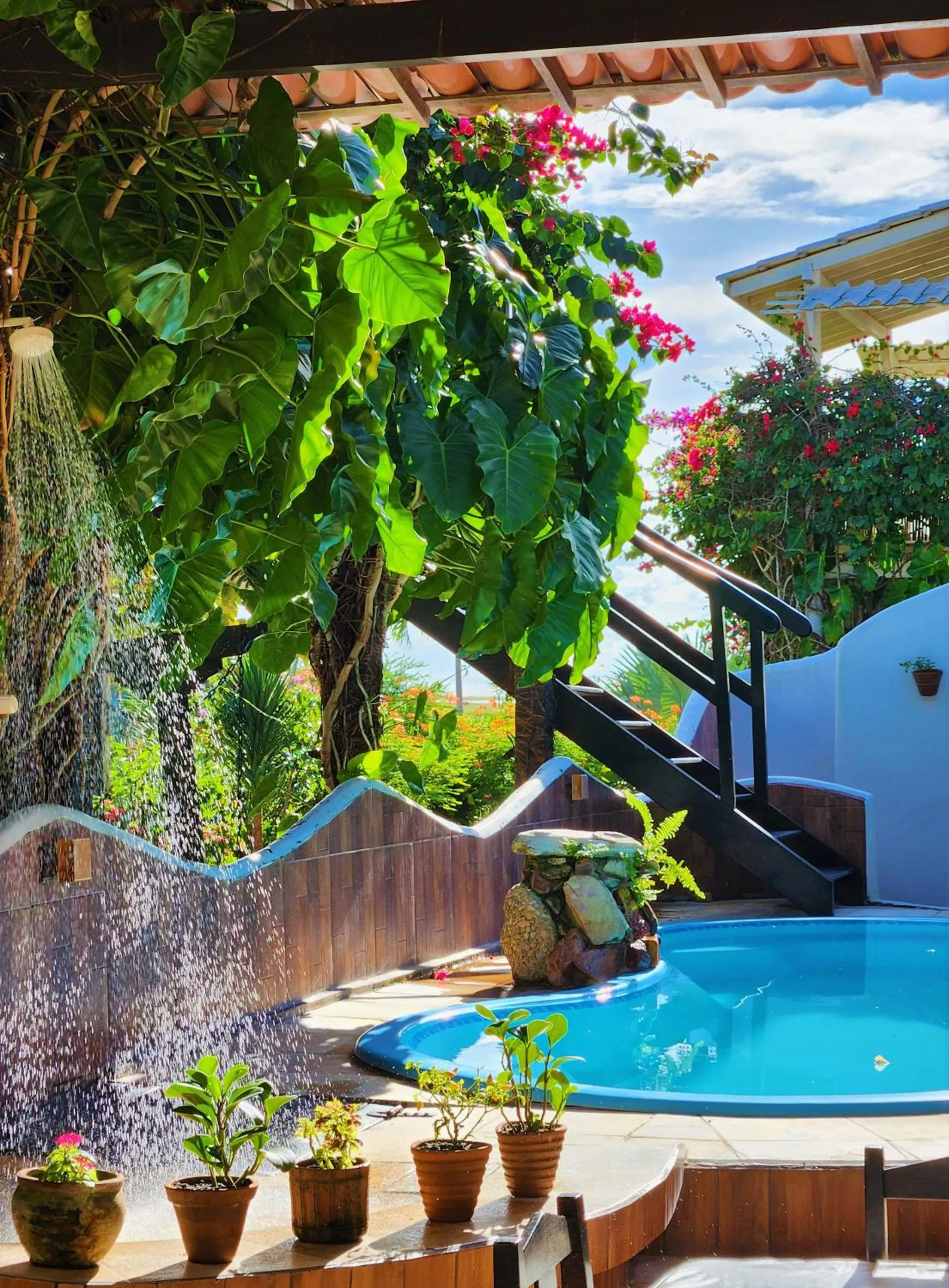 Shower in Pousada Sahara