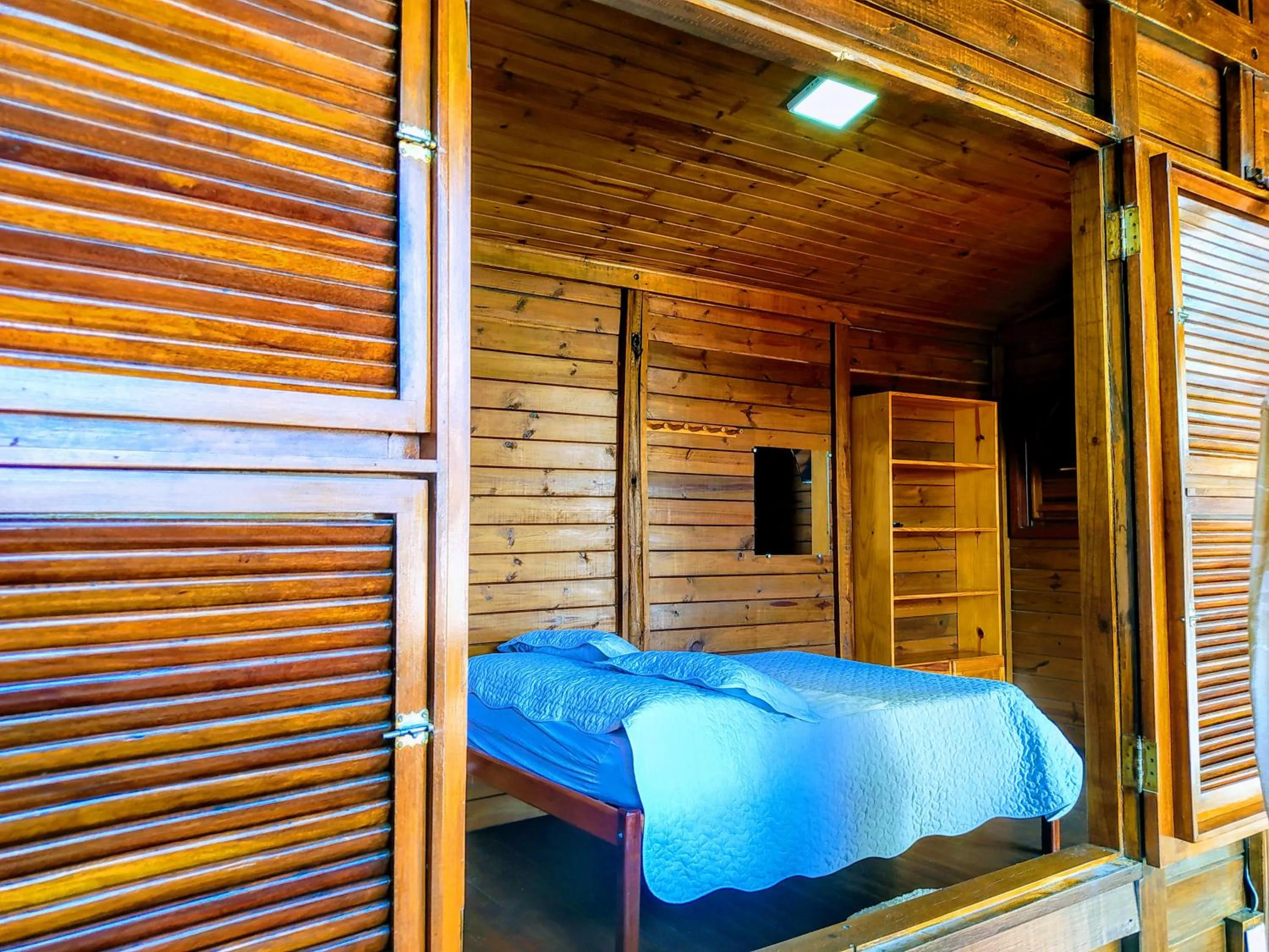 Bed in Pousada Sahara