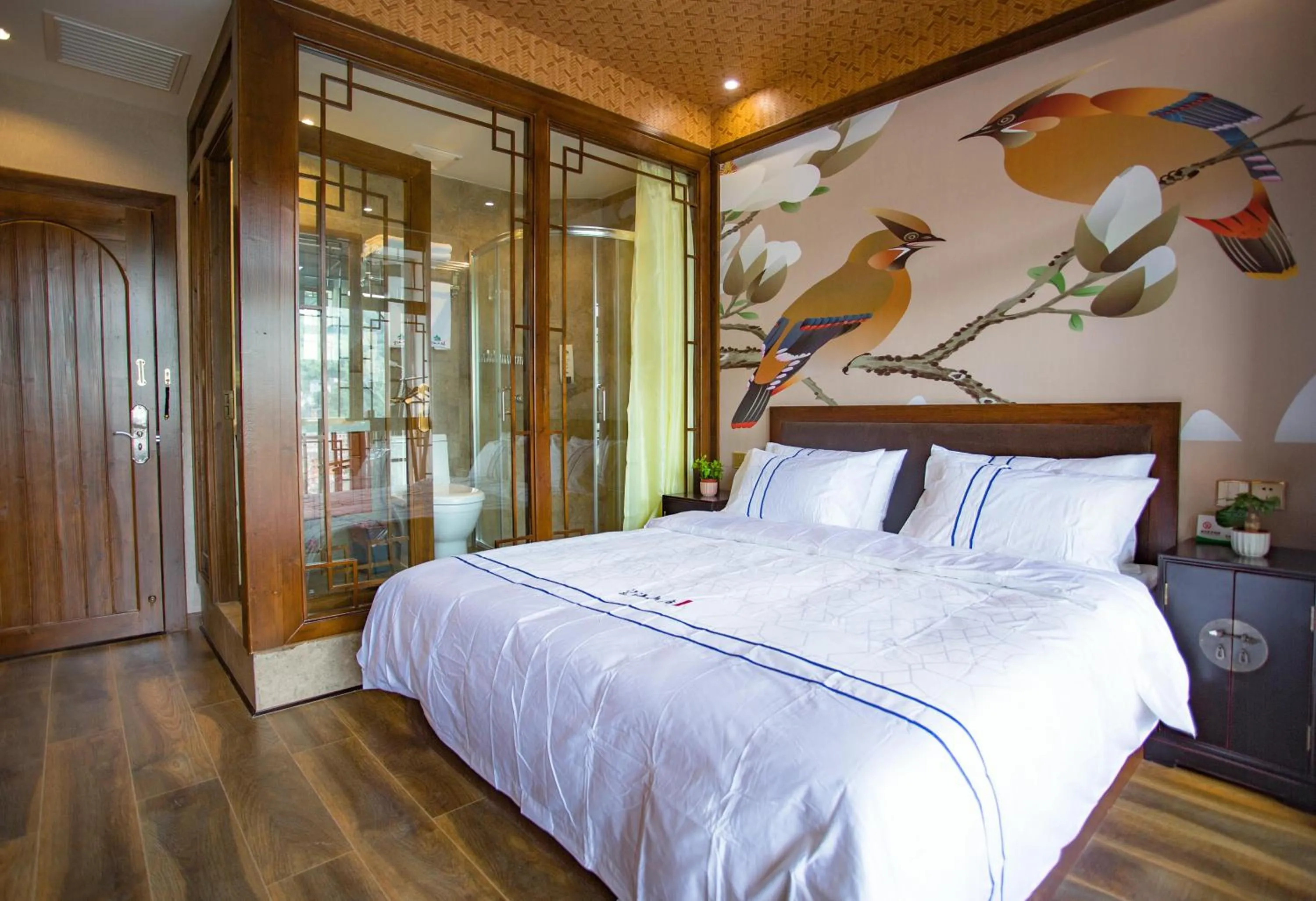 Bed in Wang Jiang Reclusive Boutique Inn