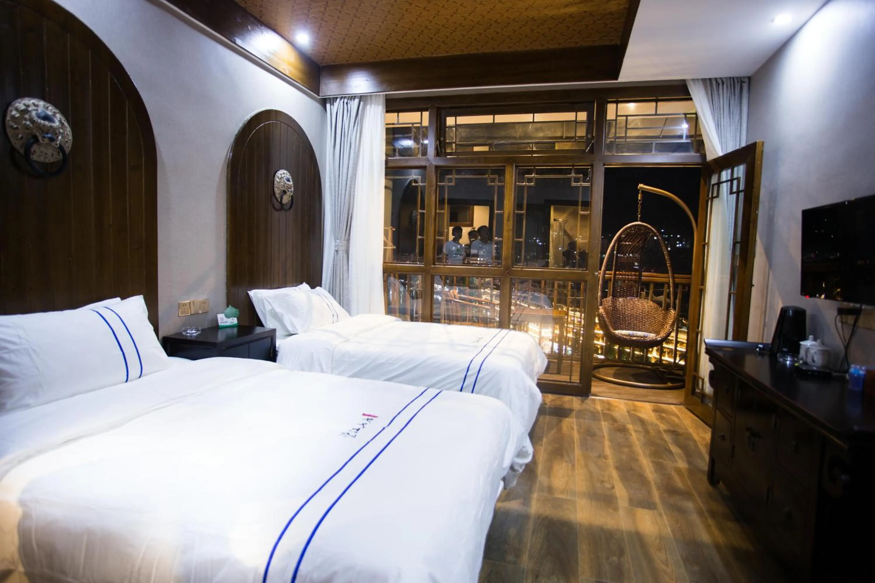 Bed in Wang Jiang Reclusive Boutique Inn