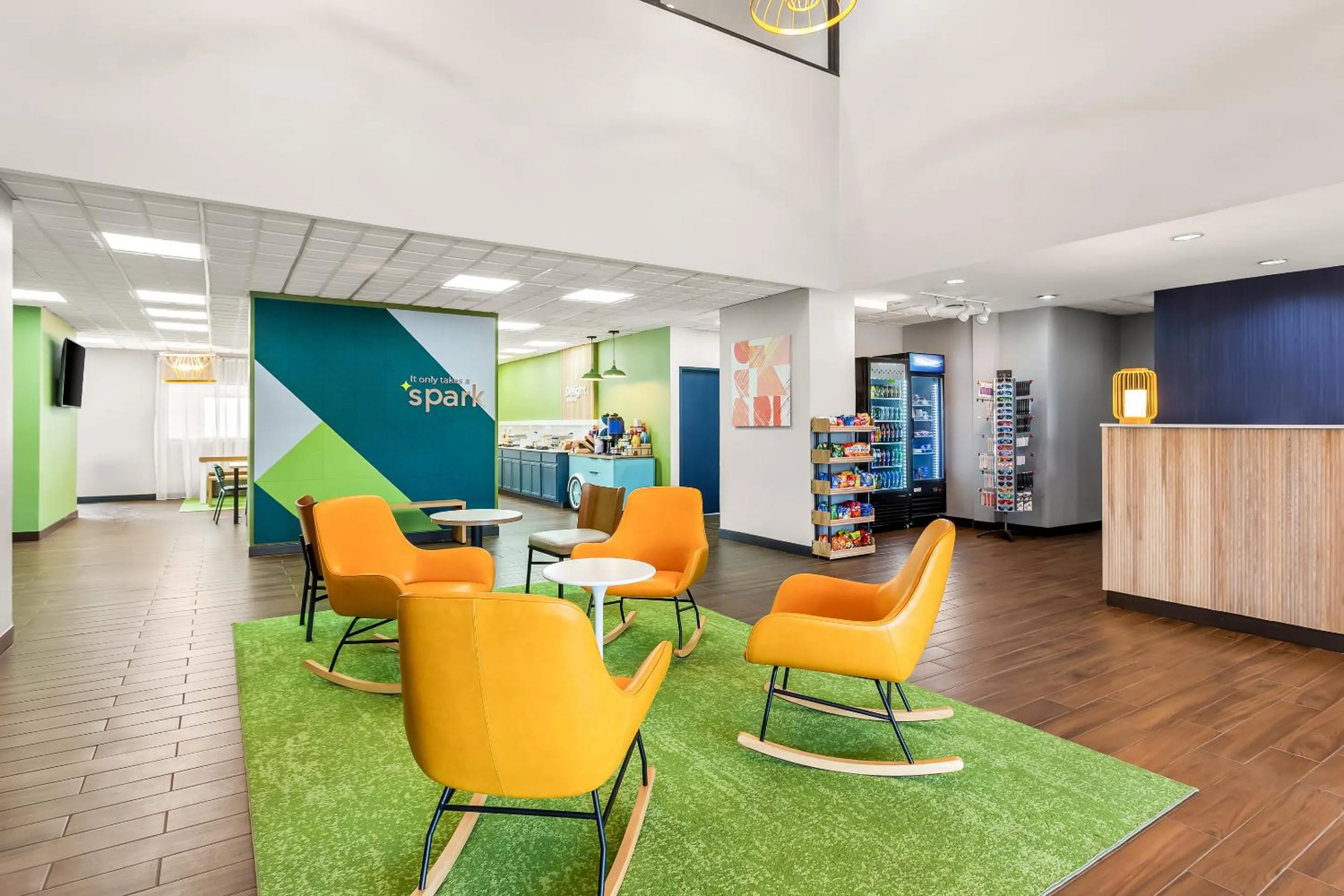 Lobby or reception in Spark By Hilton Oak Forest I-57