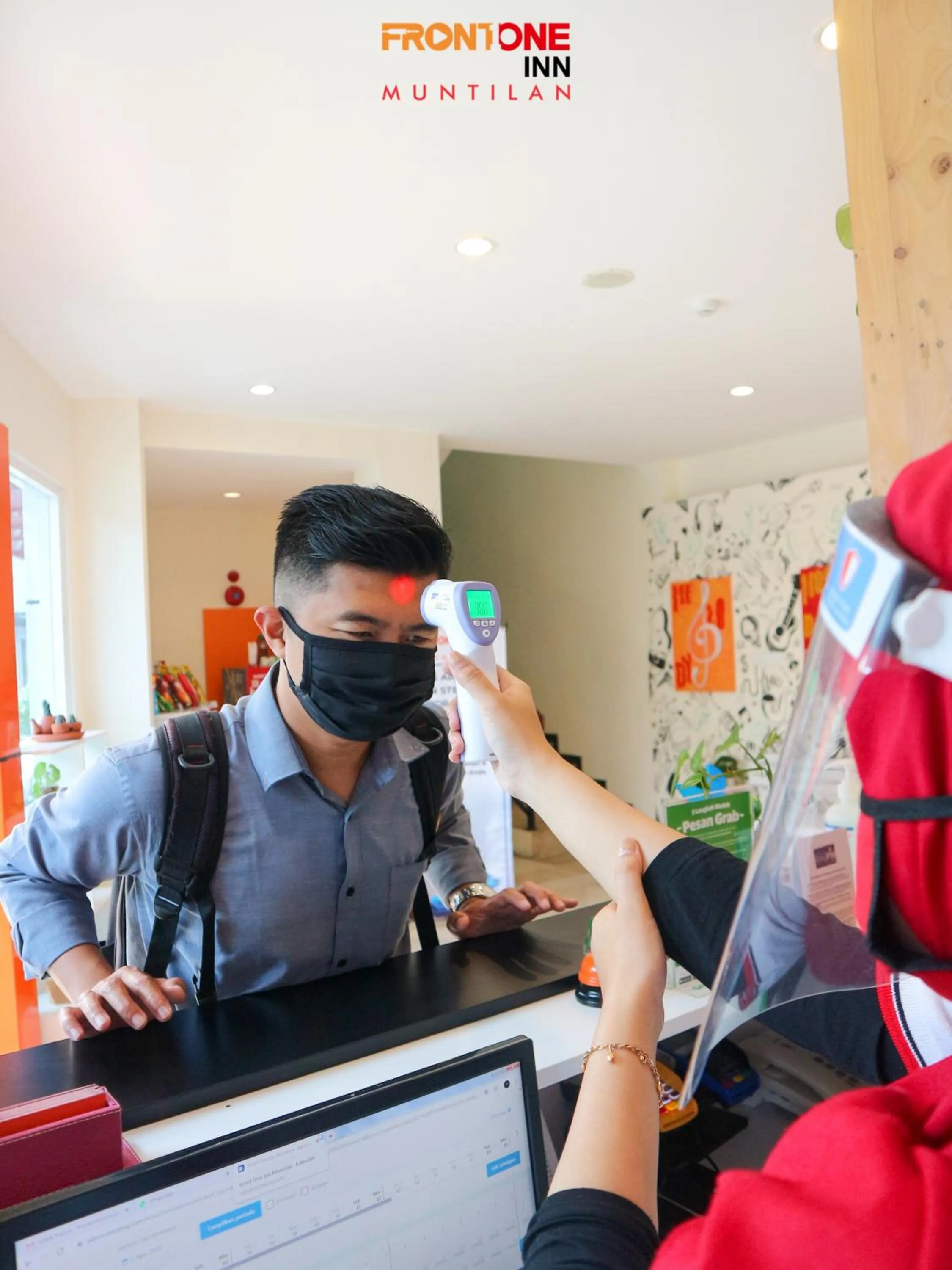 Lobby or reception in Front One Budget Muntilan