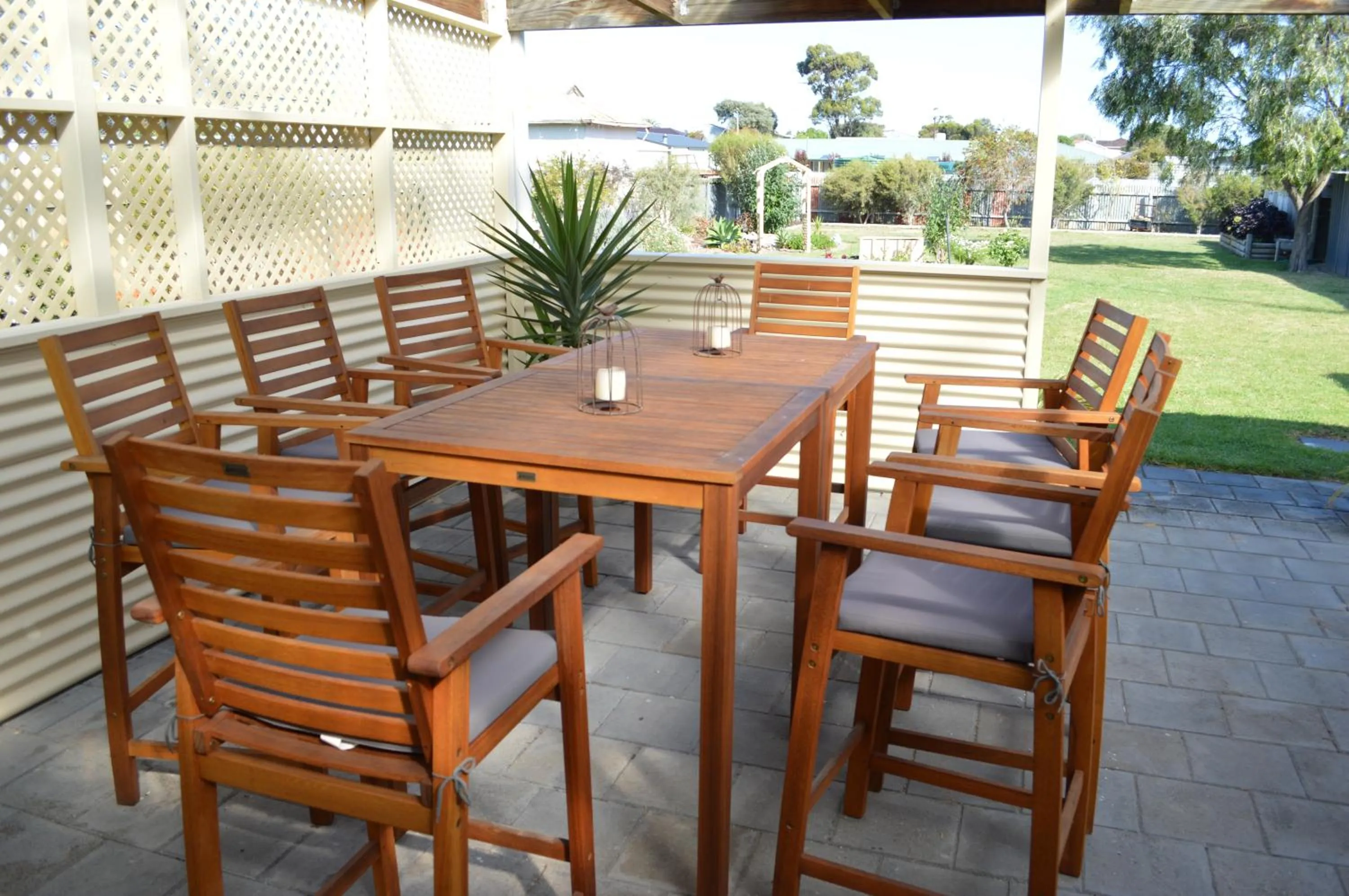 Patio in Agnes Cottage Bed & Breakfast